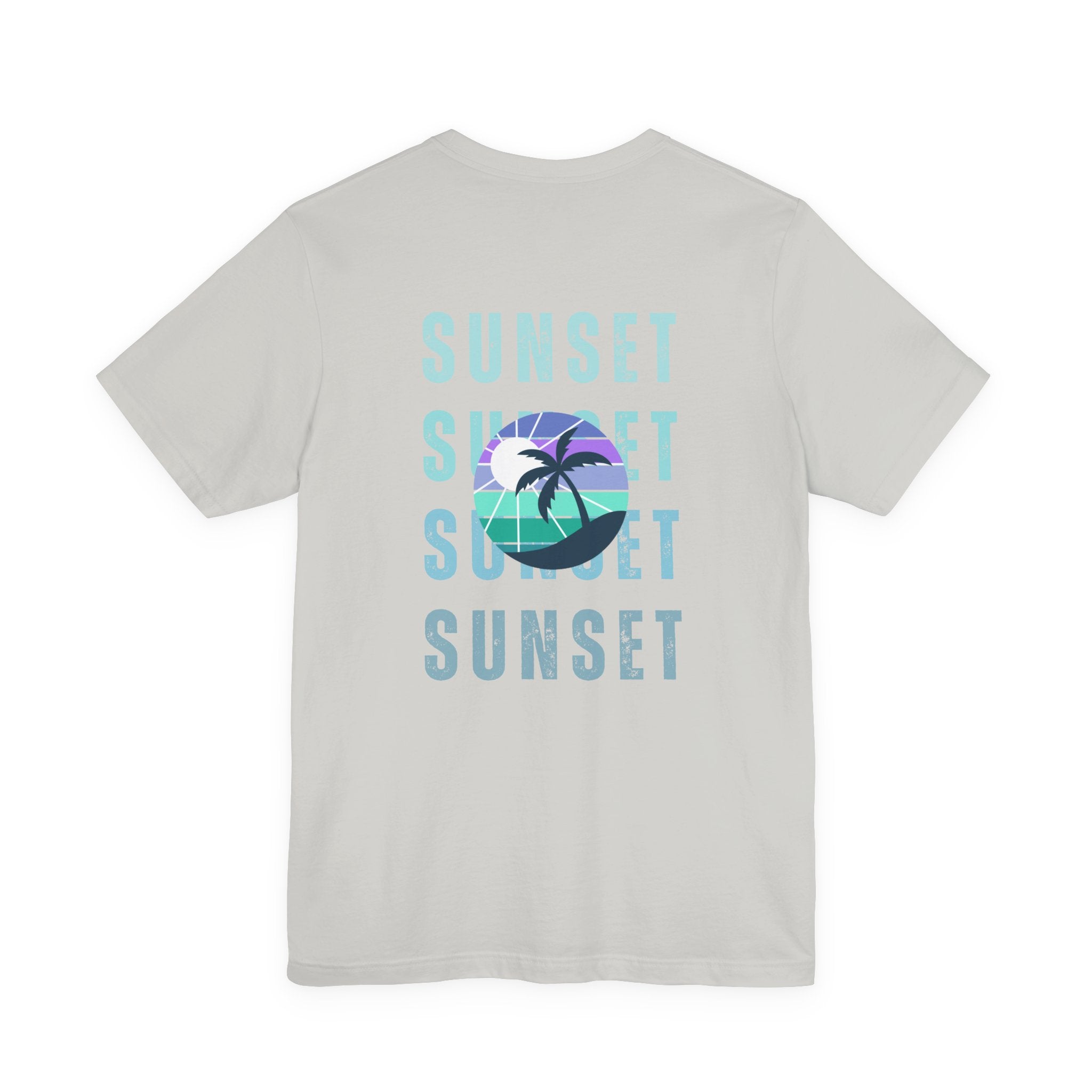 Beachin' Sunset Unisex Jersey Short Sleeve Tee