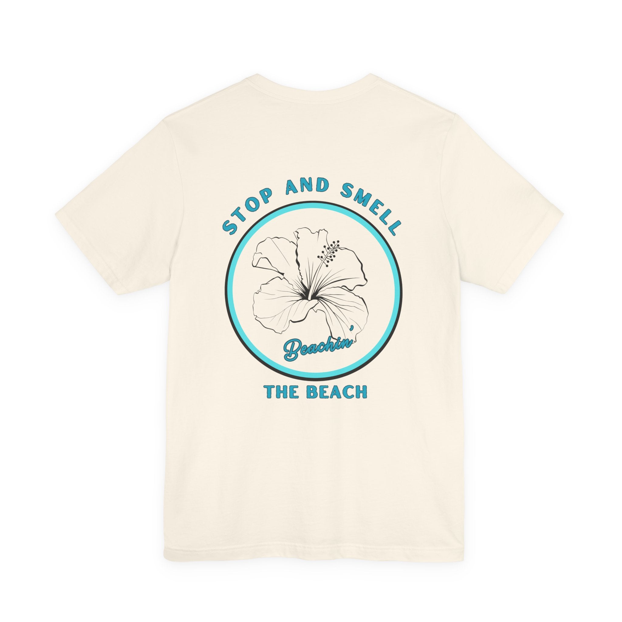 Stop and Smell the Beach Unisex Jersey Short Sleeve Tee