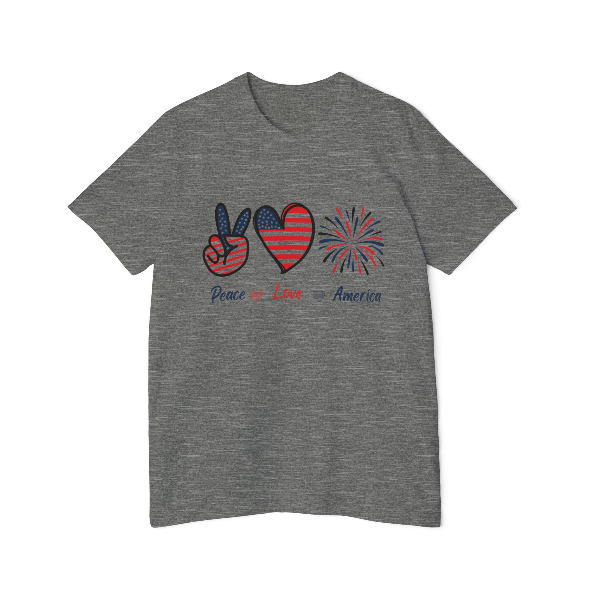 USA-Made Unisex Short-Sleeve Jersey T-Shirt