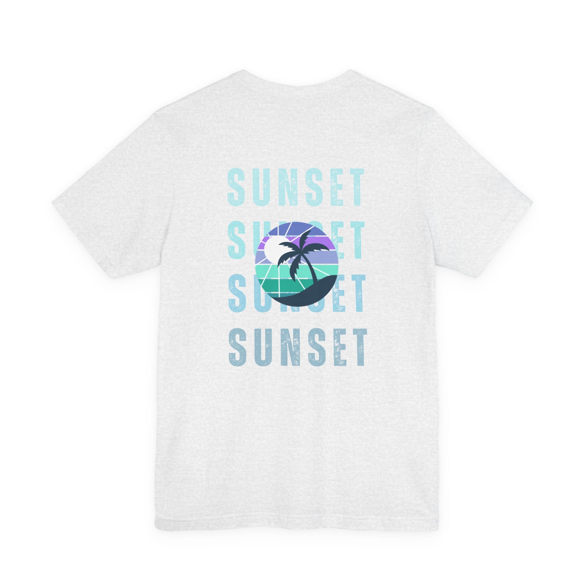 Beachin' Sunset Unisex Jersey Short Sleeve Tee