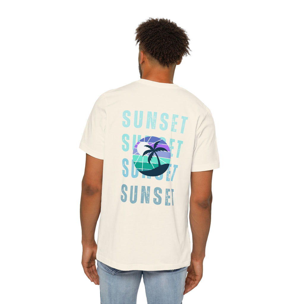 Beachin Sunset USA-Made Unisex Short-Sleeve Jersey T-Shirt