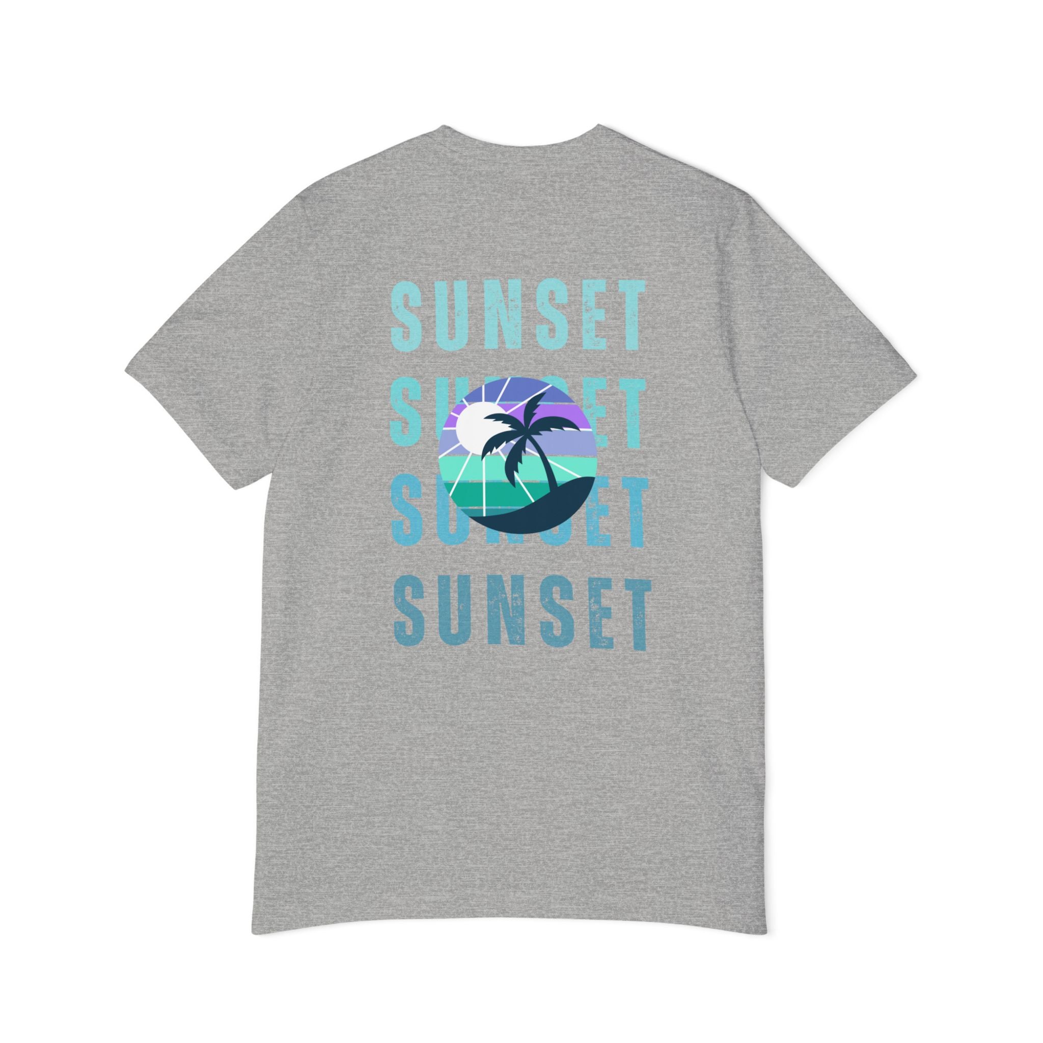 Beachin Sunset USA-Made Unisex Short-Sleeve Jersey T-Shirt