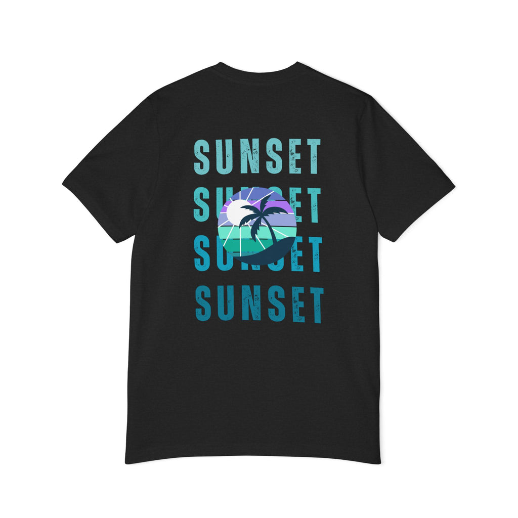 Beachin Sunset USA-Made Unisex Short-Sleeve Jersey T-Shirt