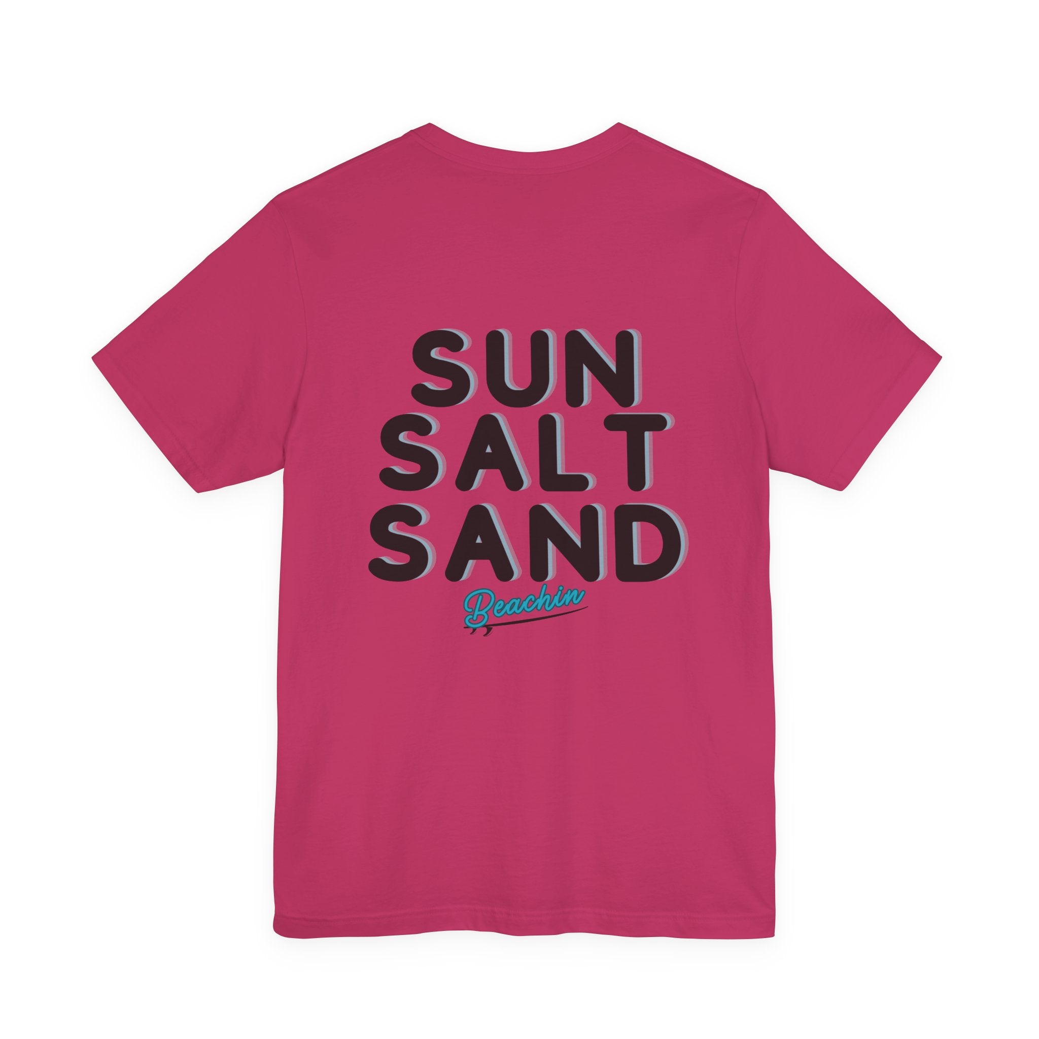 "Sun Salt Sand" Unisex Jersey Short Sleeve Tee