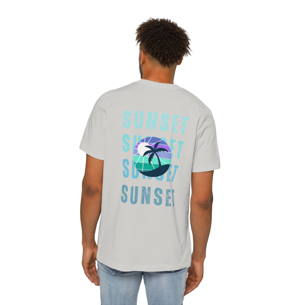 Beachin Sunset USA-Made Unisex Short-Sleeve Jersey T-Shirt