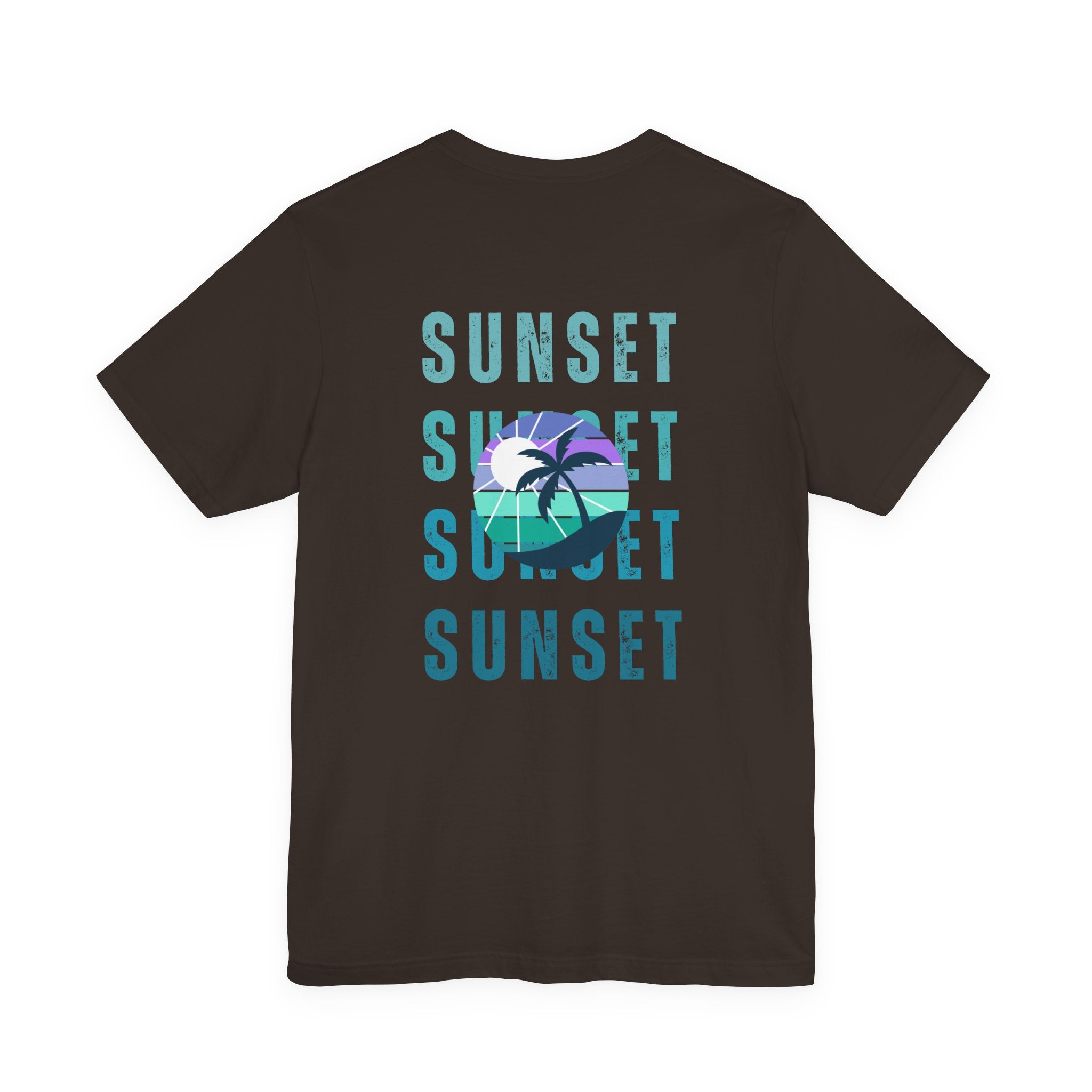 Beachin' Sunset Unisex Jersey Short Sleeve Tee