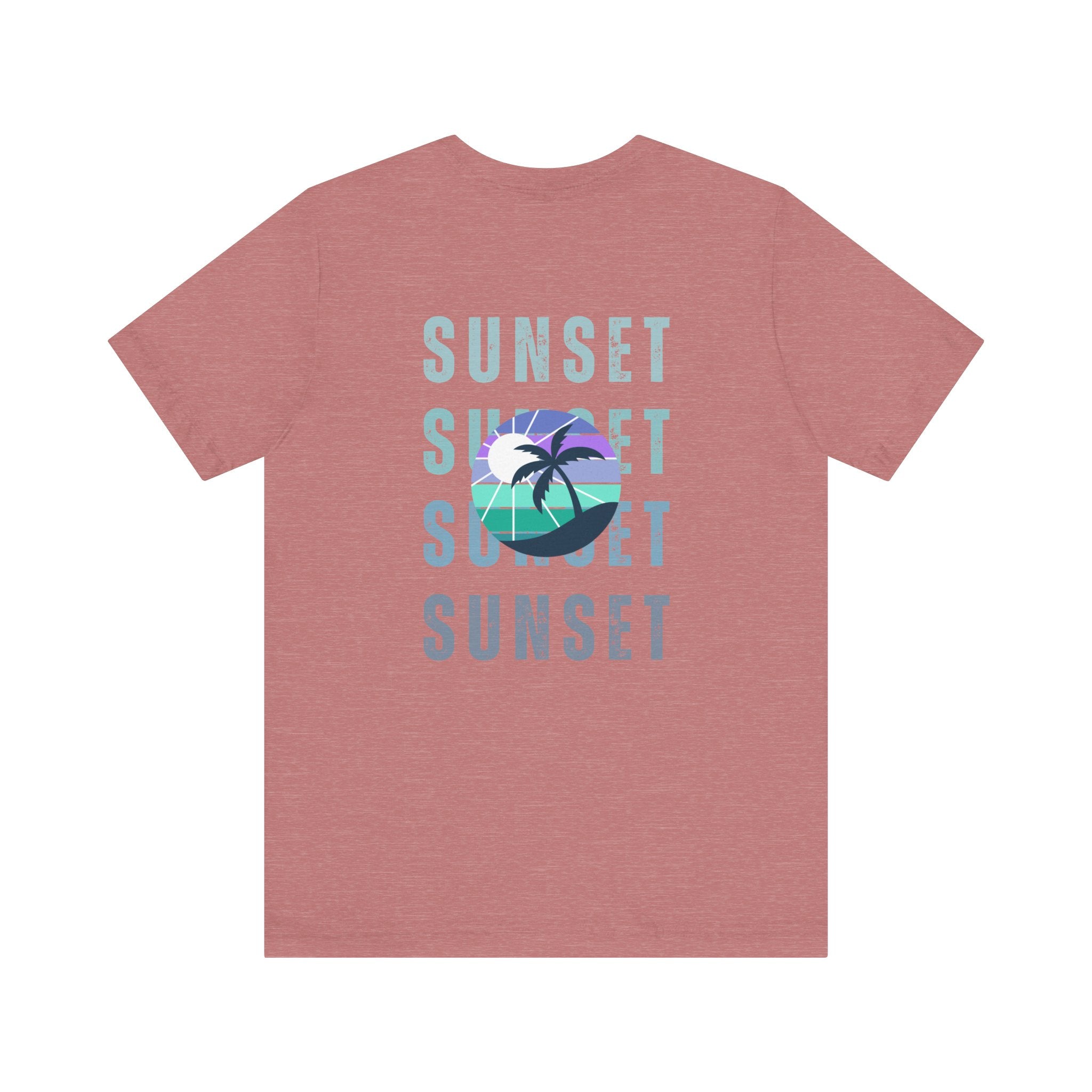 Beachin' Sunset Unisex Jersey Short Sleeve Tee