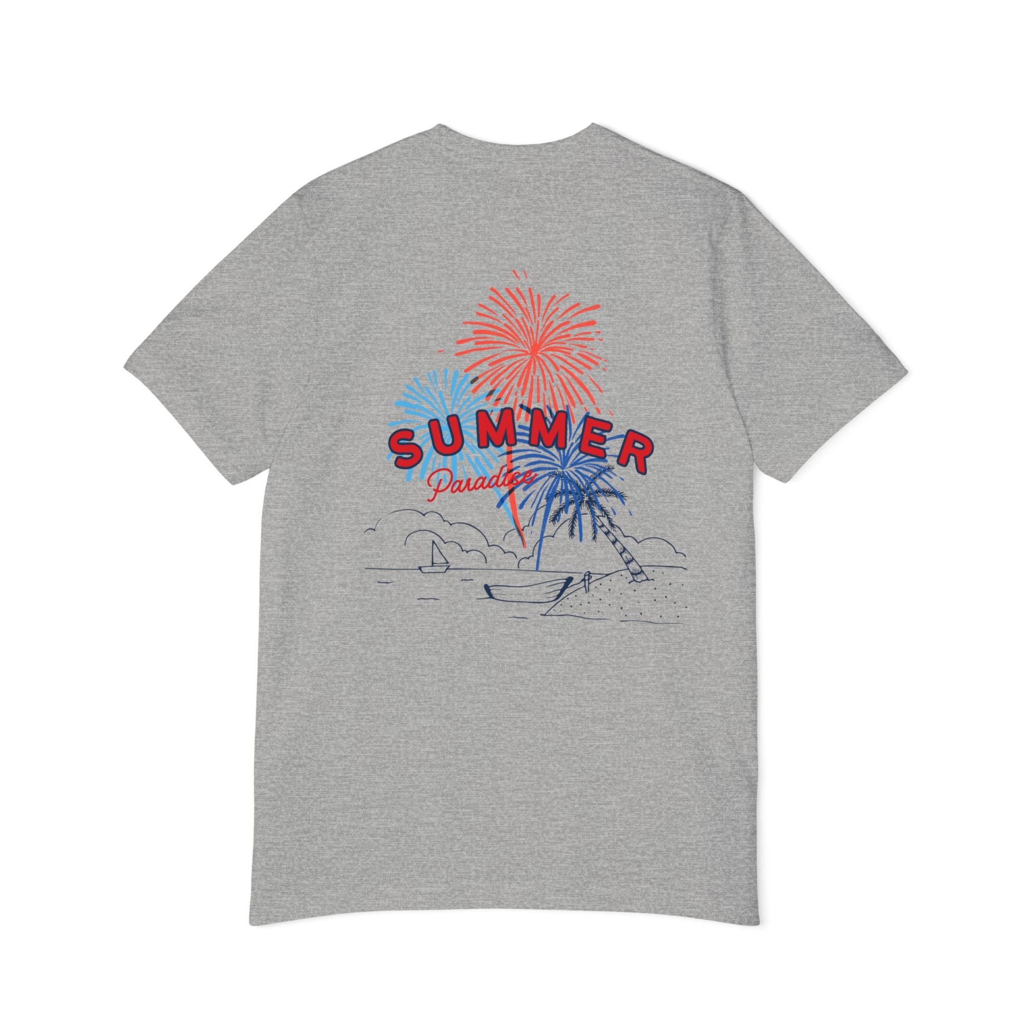 Summer Paradise USA-Made Unisex Short-Sleeve Jersey T-Shirt