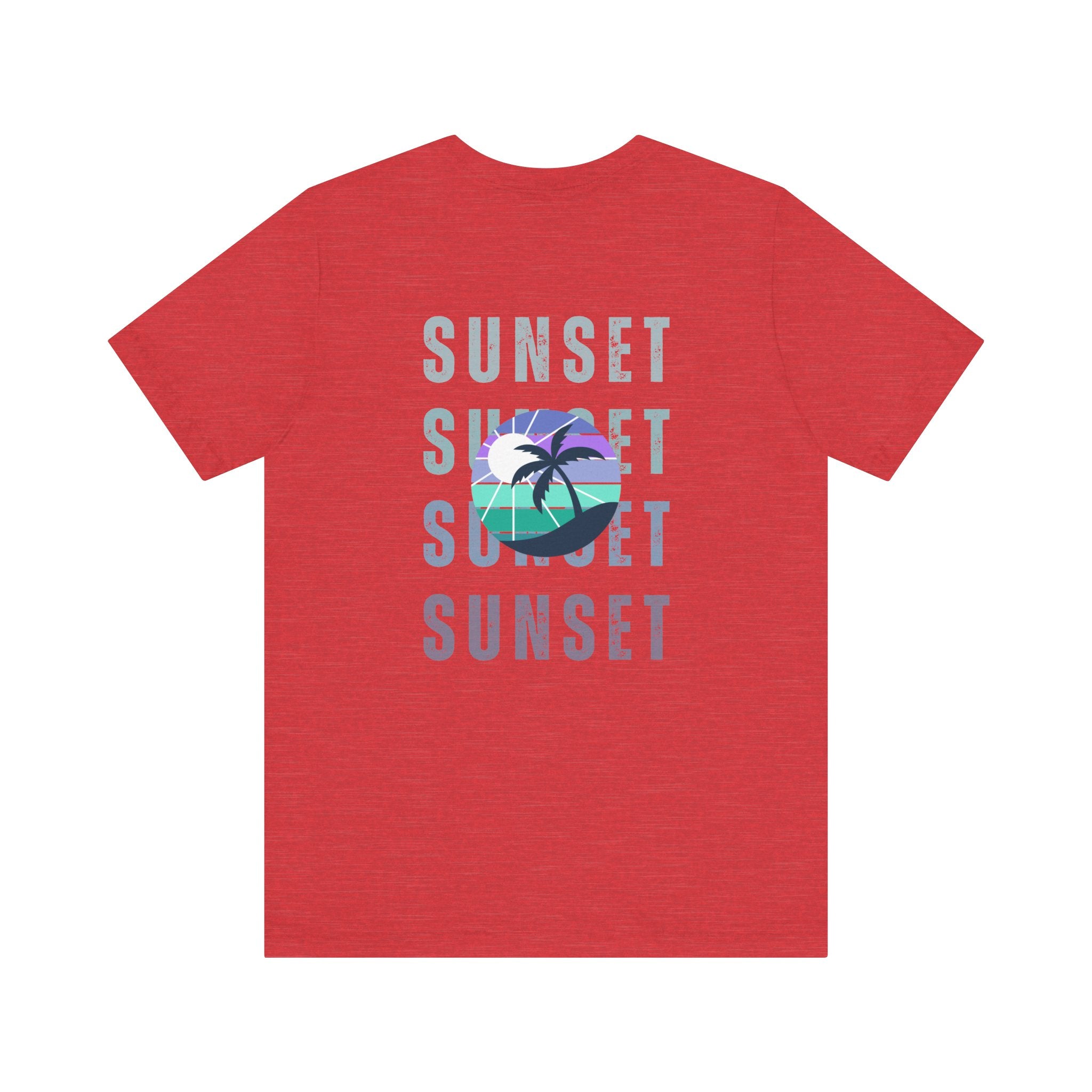 Beachin' Sunset Unisex Jersey Short Sleeve Tee