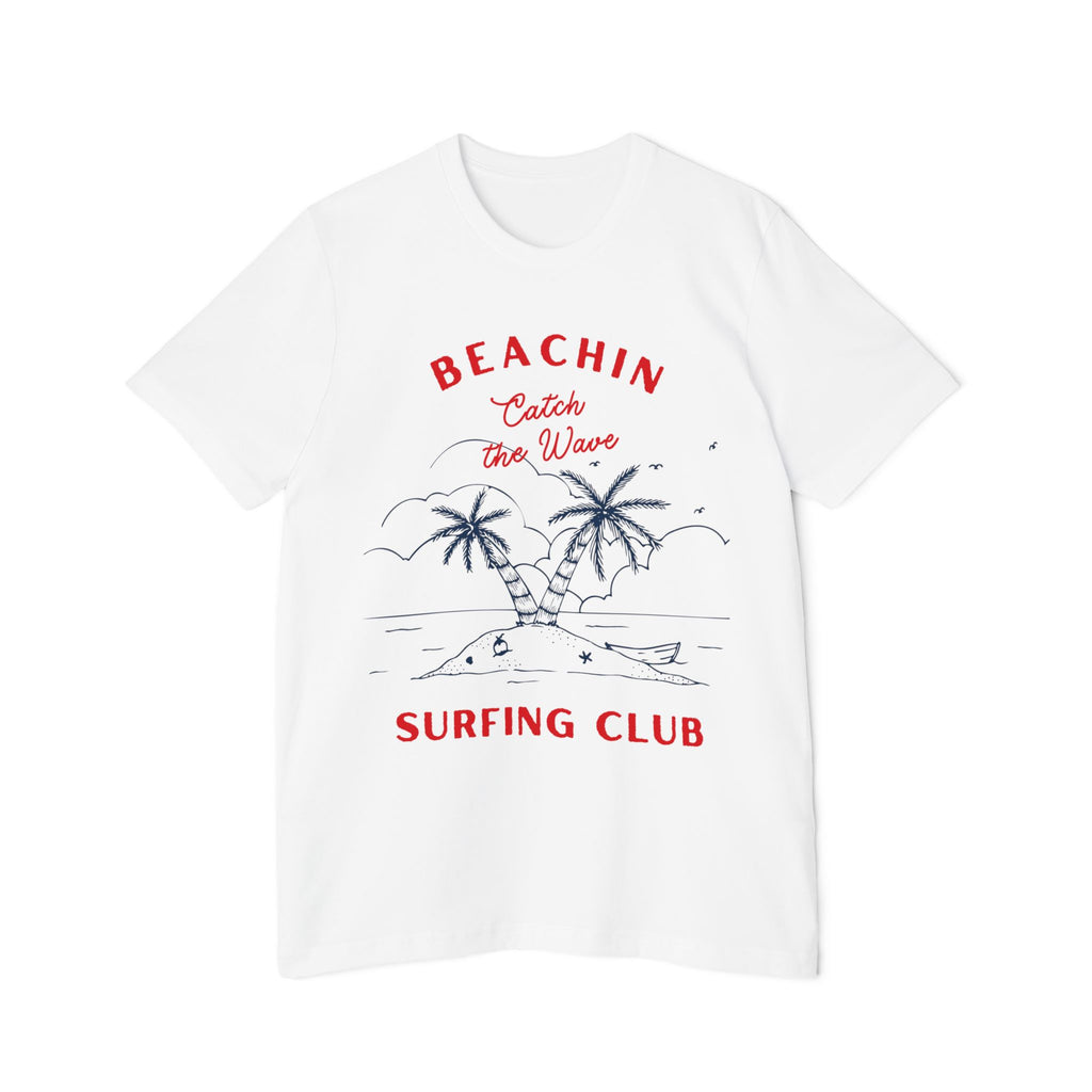 Surfing Club USA-Made Unisex Short-Sleeve Jersey T-Shirt