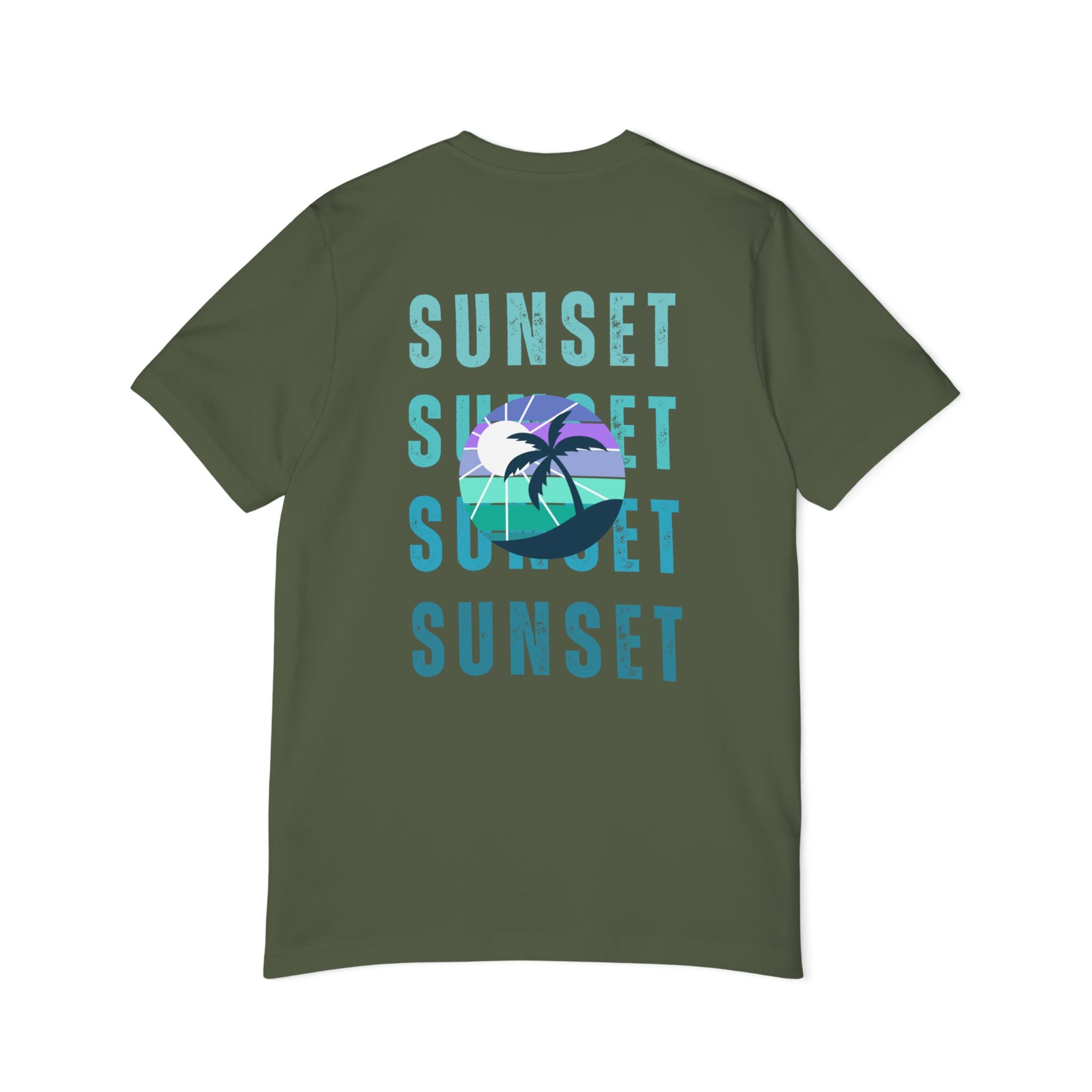 Beachin Sunset USA-Made Unisex Short-Sleeve Jersey T-Shirt