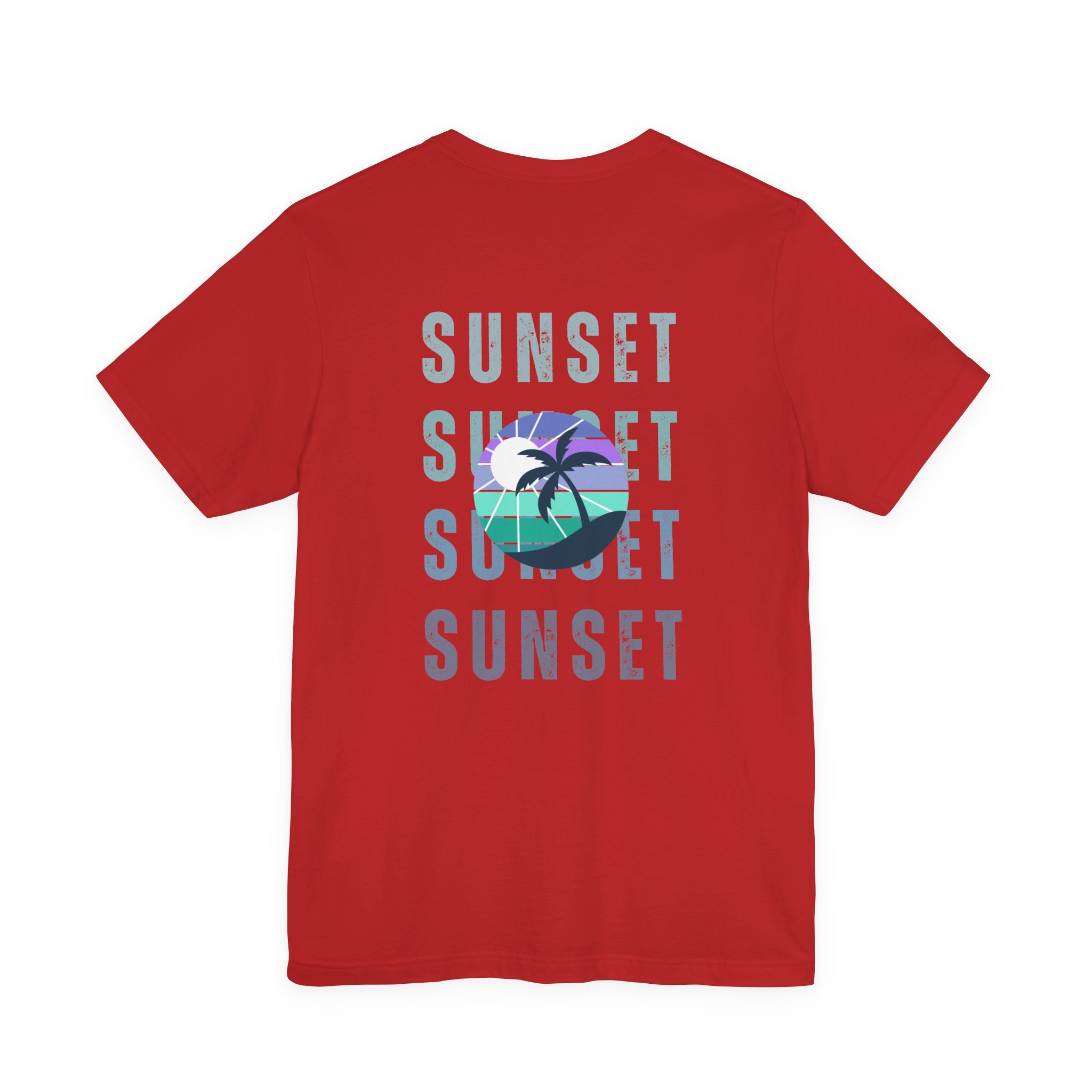 Beachin' Sunset Unisex Jersey Short Sleeve Tee