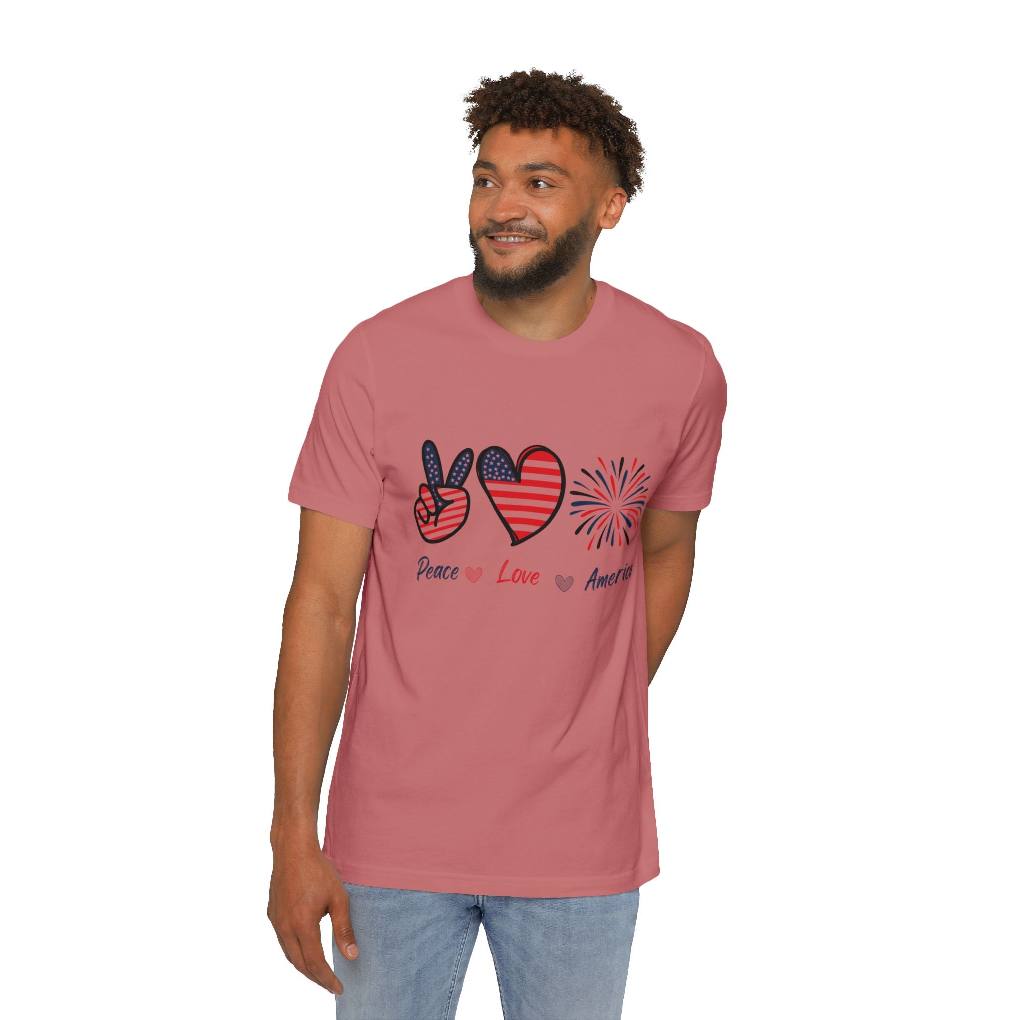 USA-Made Unisex Short-Sleeve Jersey T-Shirt