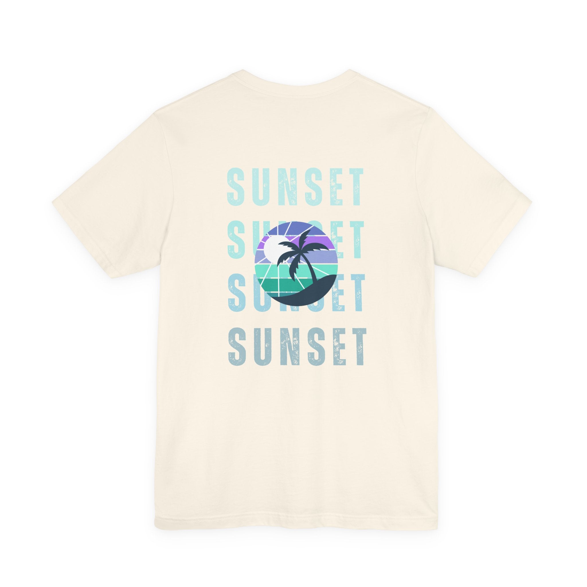Beachin' Sunset Unisex Jersey Short Sleeve Tee