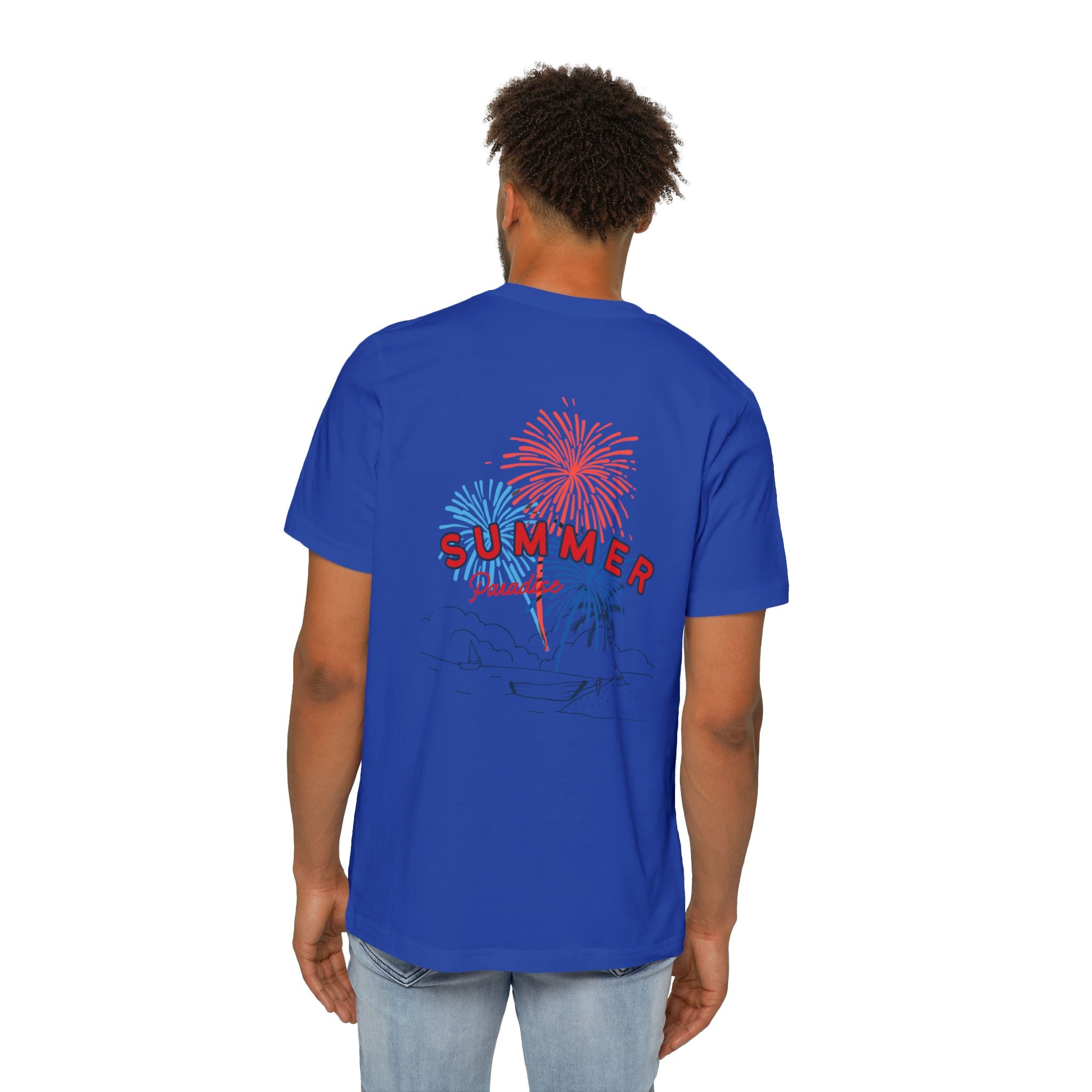 Summer Paradise USA-Made Unisex Short-Sleeve Jersey T-Shirt