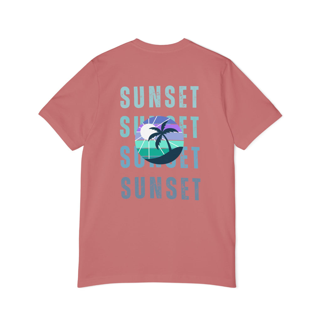 Beachin Sunset USA-Made Unisex Short-Sleeve Jersey T-Shirt