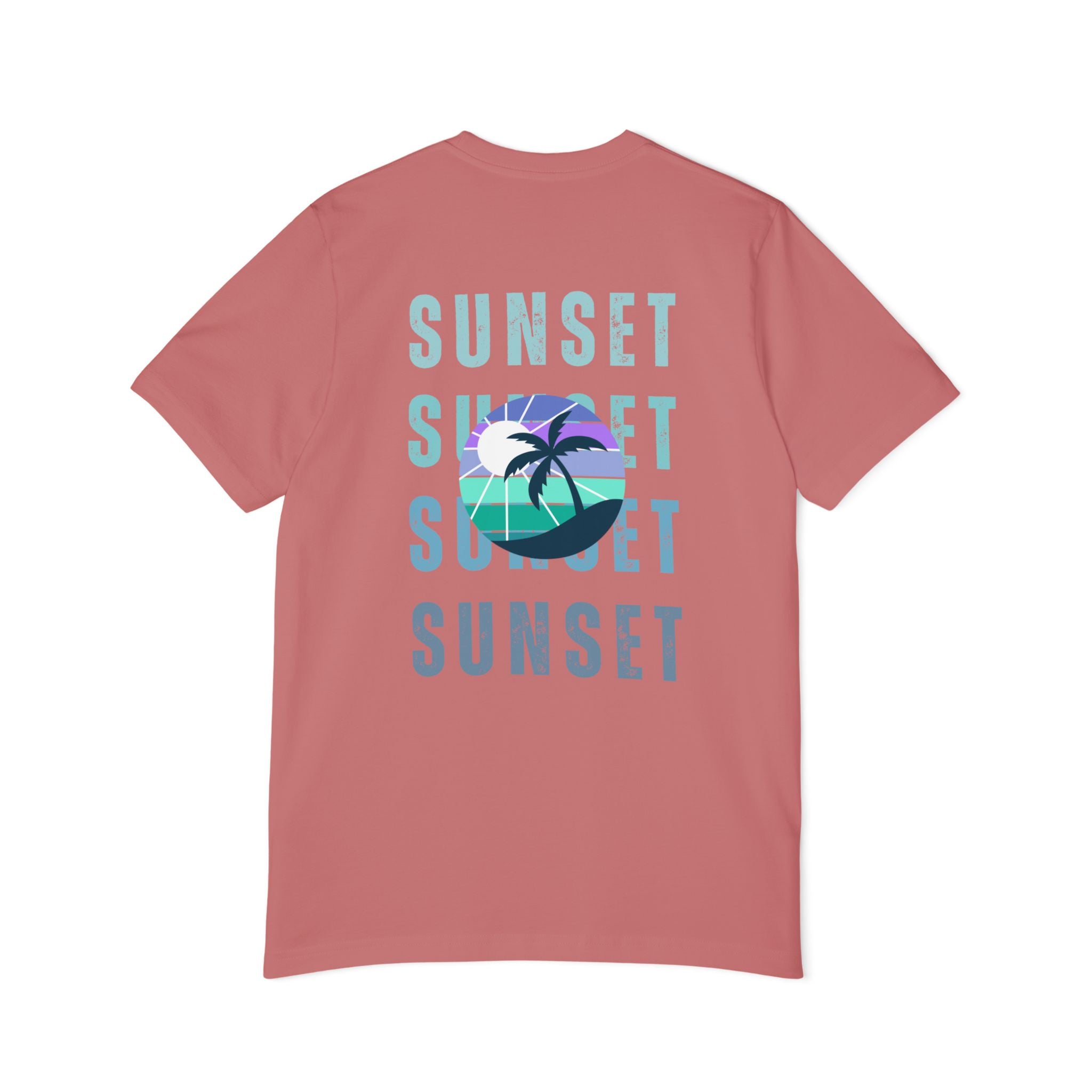 Beachin Sunset USA-Made Unisex Short-Sleeve Jersey T-Shirt