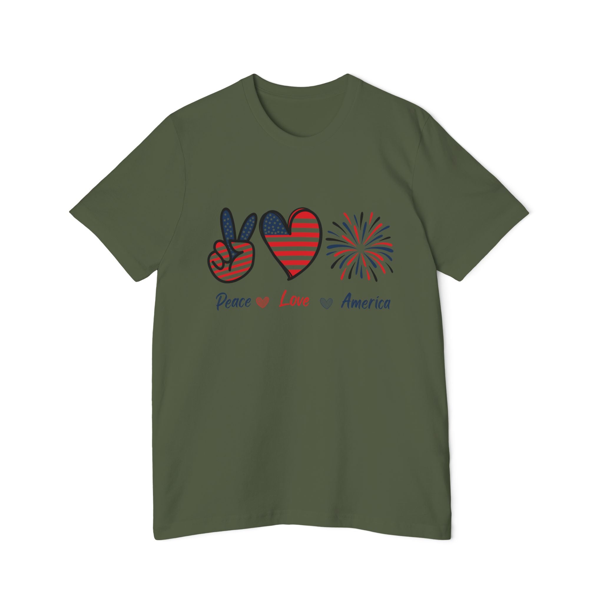 USA-Made Unisex Short-Sleeve Jersey T-Shirt