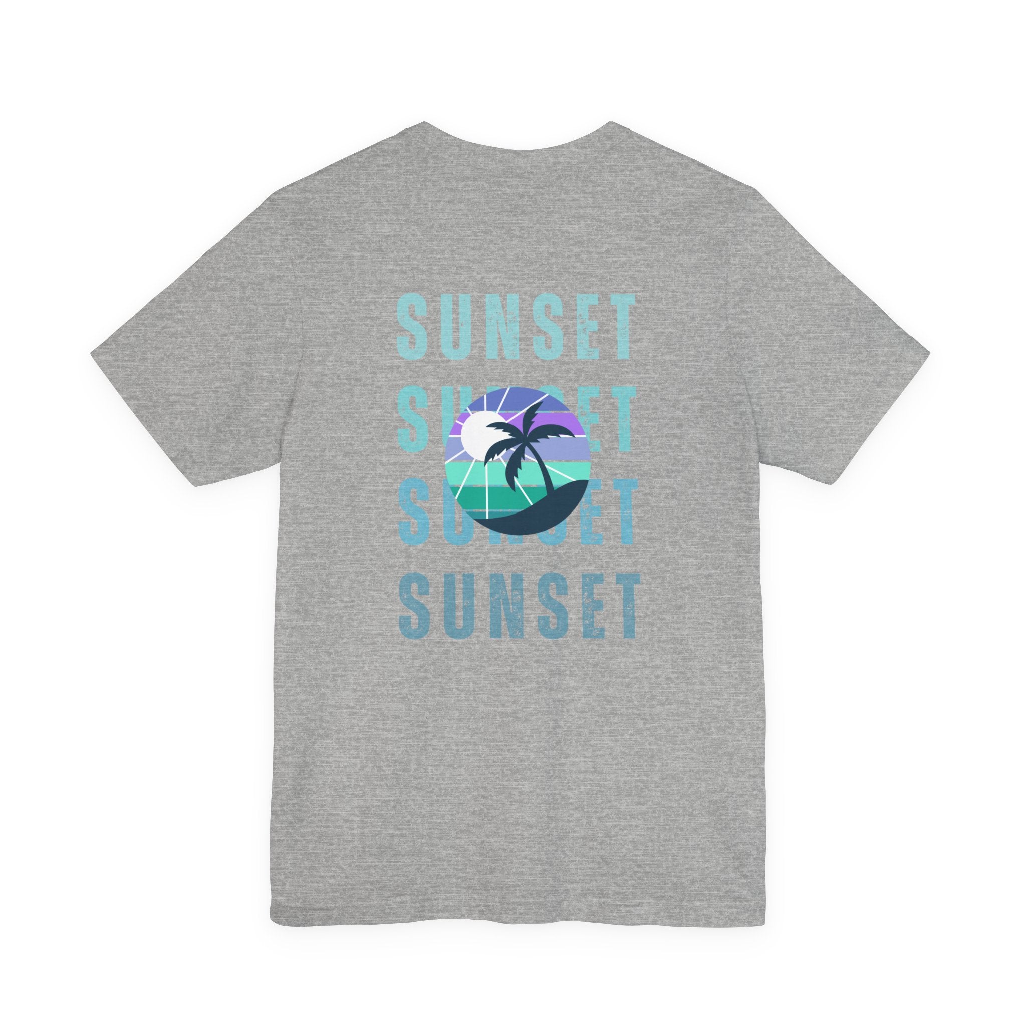 Beachin' Sunset Unisex Jersey Short Sleeve Tee