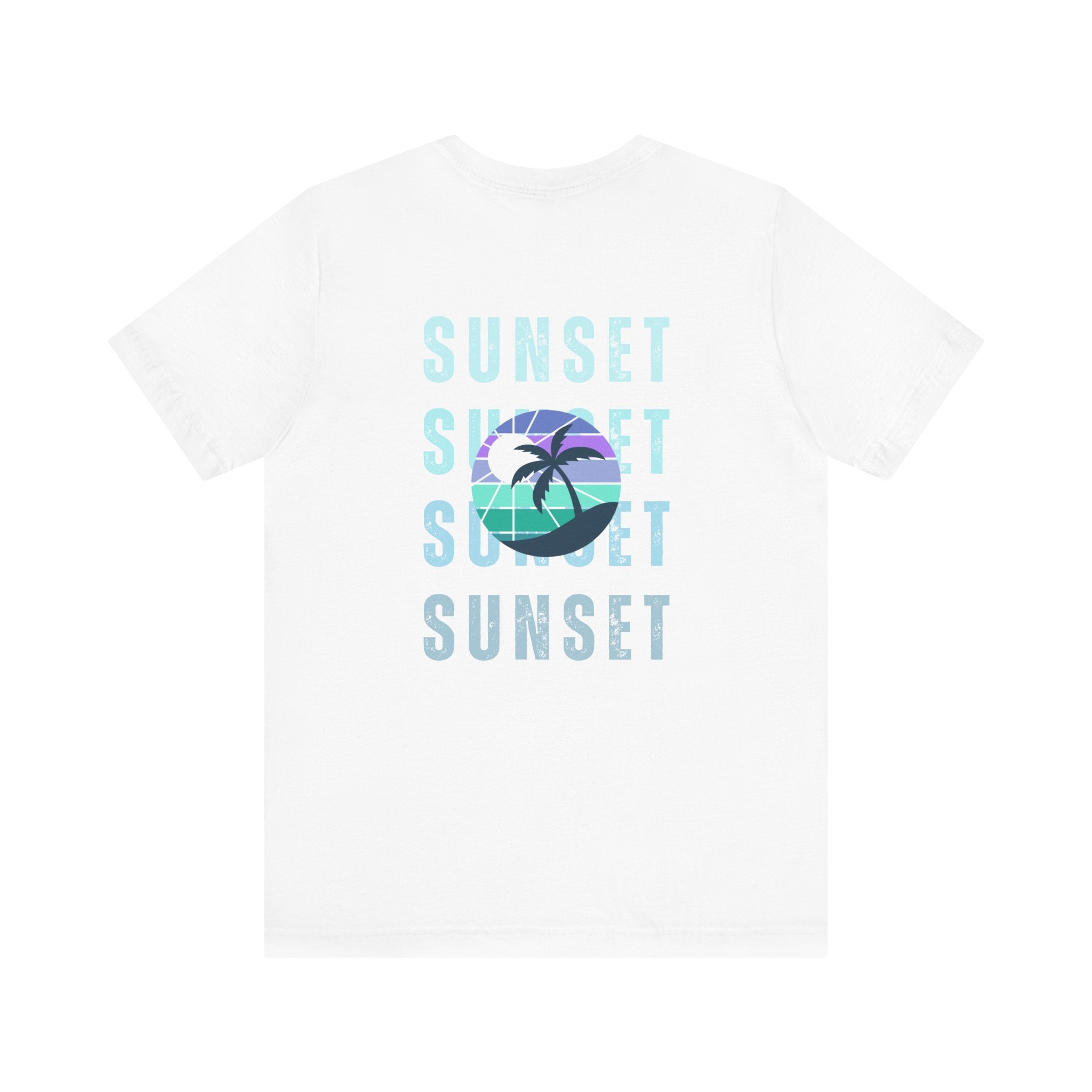 Beachin' Sunset Unisex Jersey Short Sleeve Tee