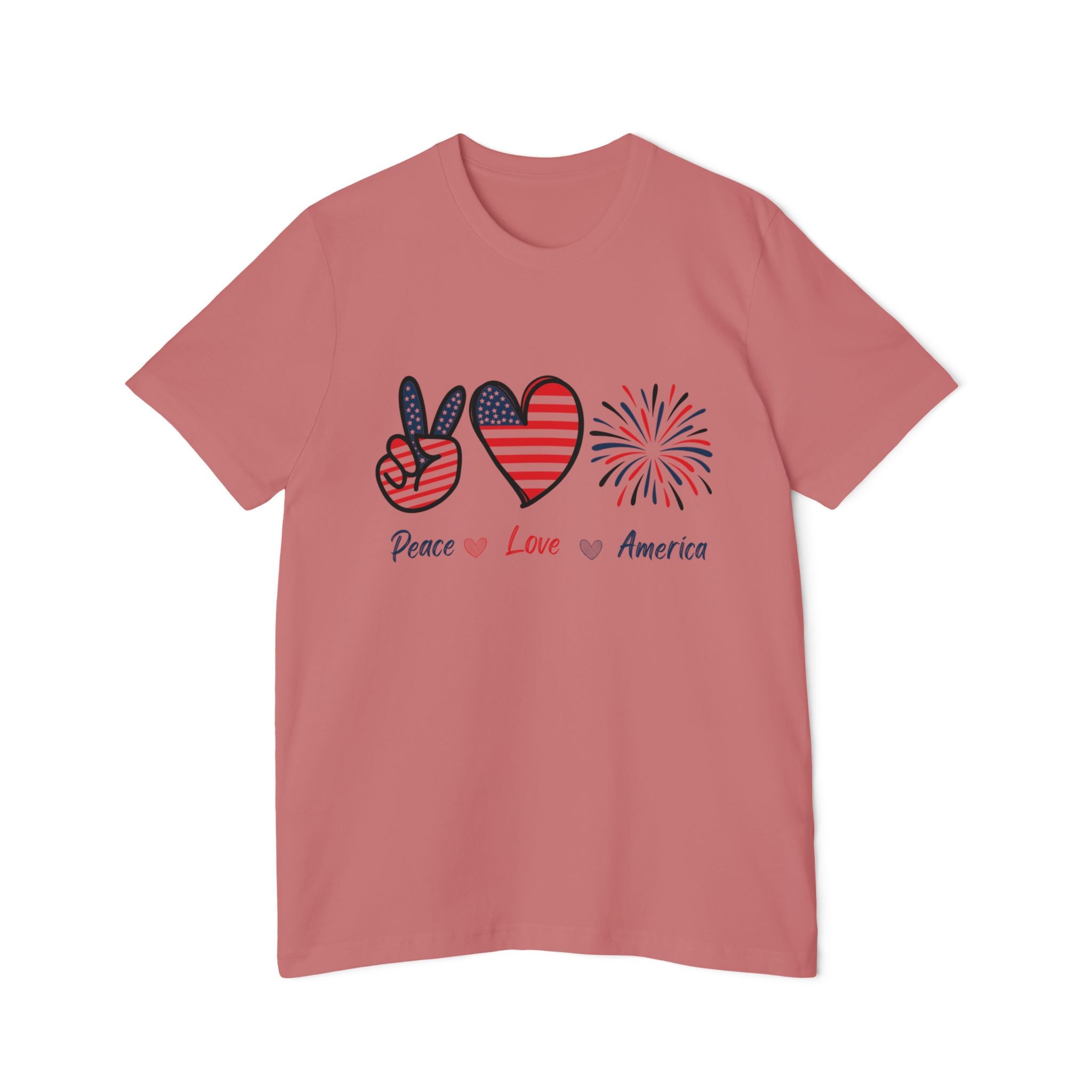 USA-Made Unisex Short-Sleeve Jersey T-Shirt