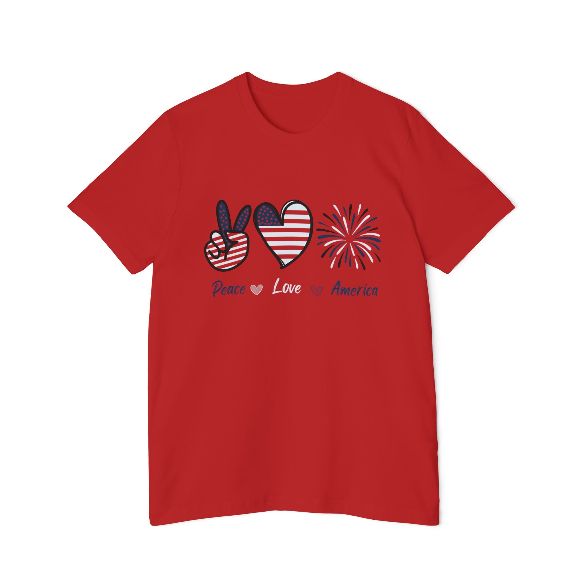 USA-Made Unisex Short-Sleeve Jersey T-Shirt