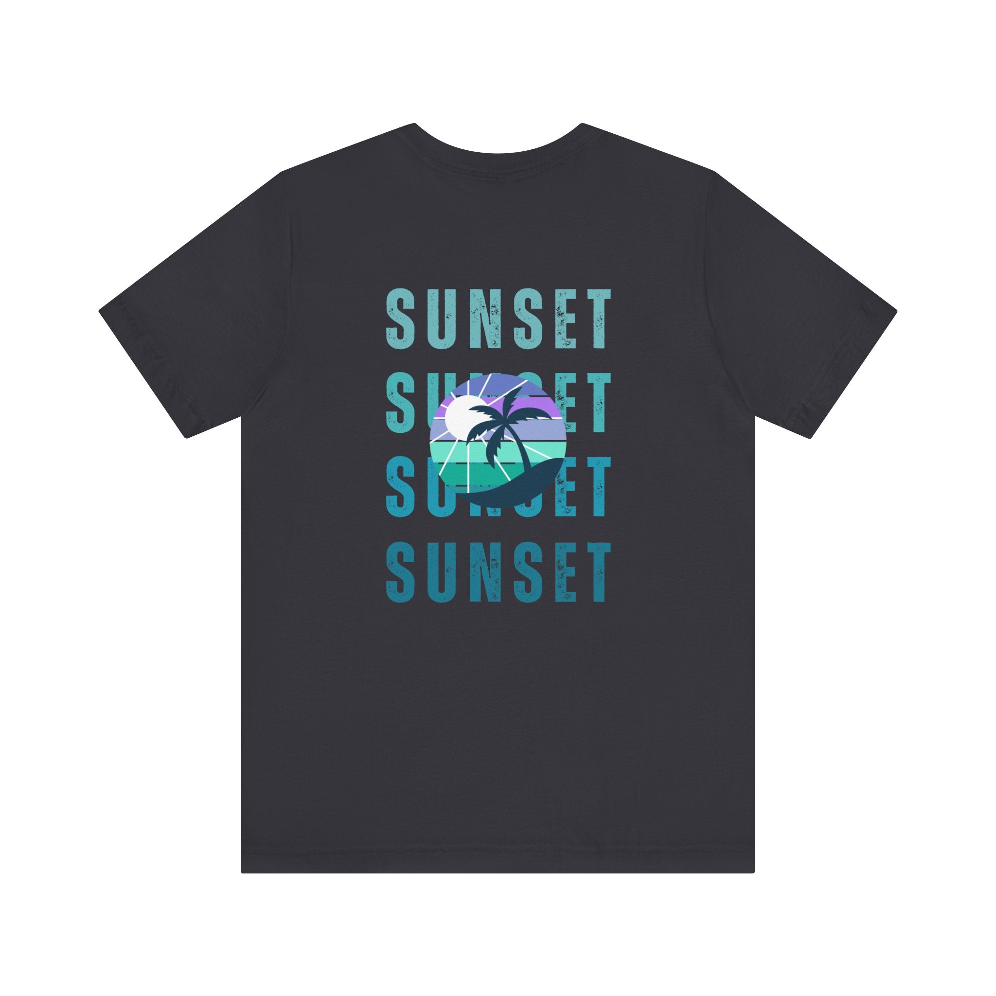 Beachin' Sunset Unisex Jersey Short Sleeve Tee
