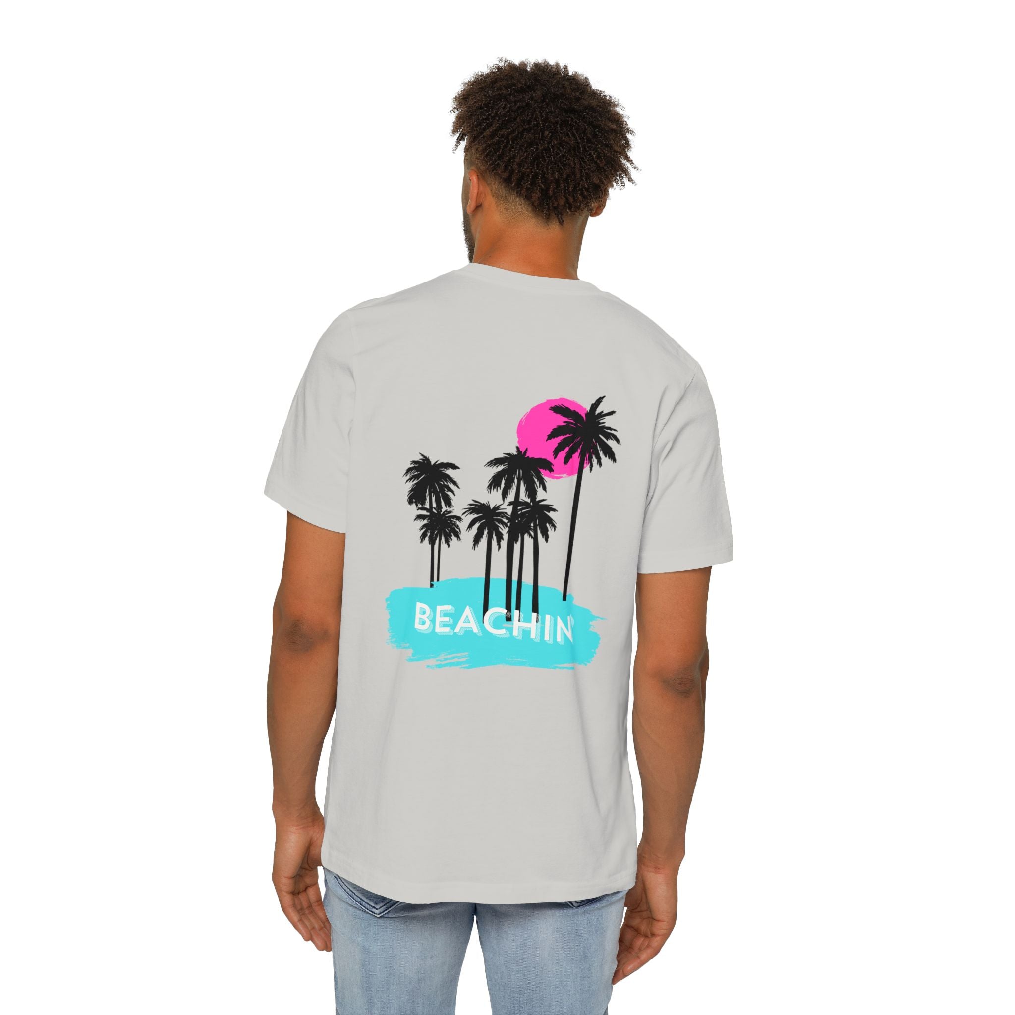 Beachin Palms USA-Made Unisex Short-Sleeve Jersey T-Shirt