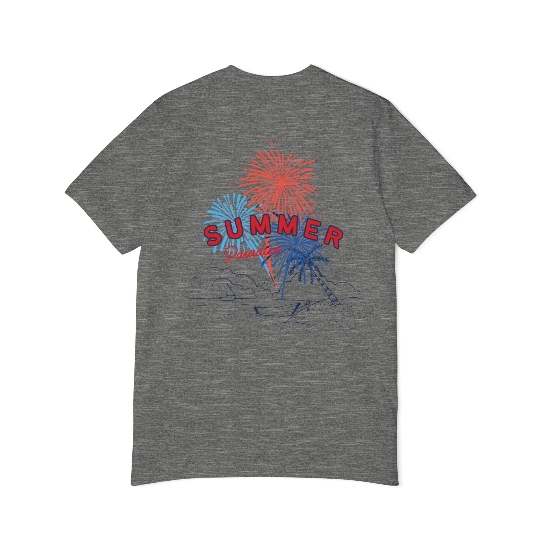 Summer Paradise USA-Made Unisex Short-Sleeve Jersey T-Shirt