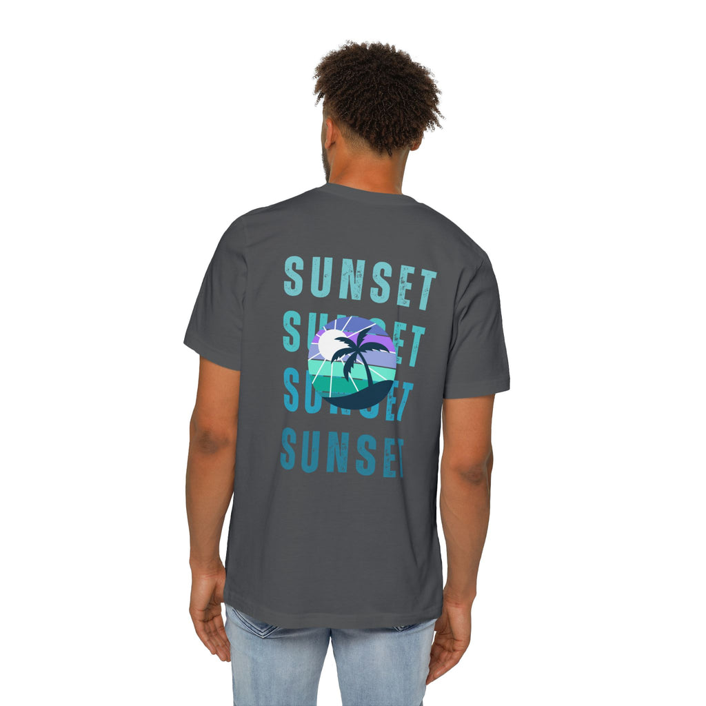 Beachin Sunset USA-Made Unisex Short-Sleeve Jersey T-Shirt