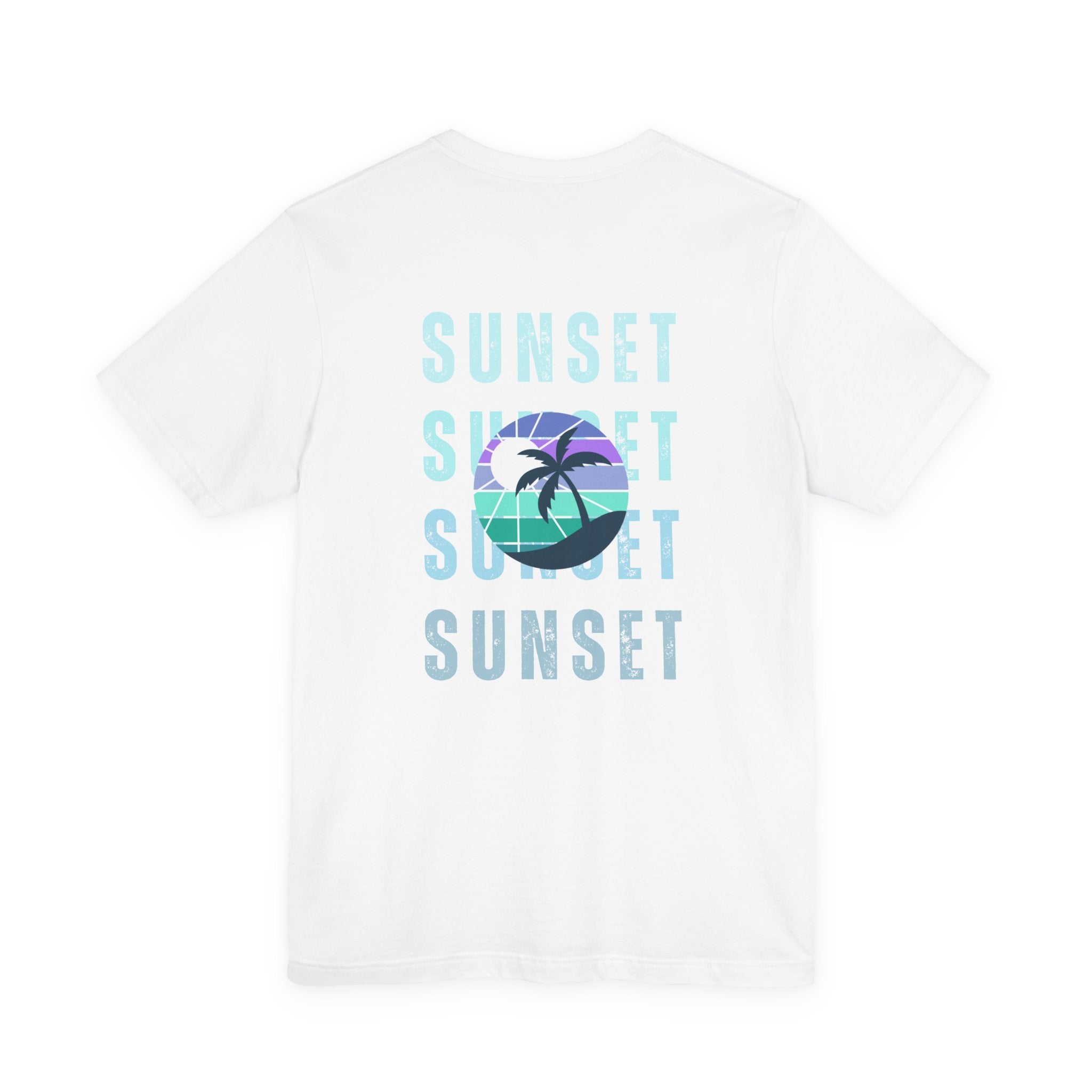 Beachin' Sunset Unisex Jersey Short Sleeve Tee