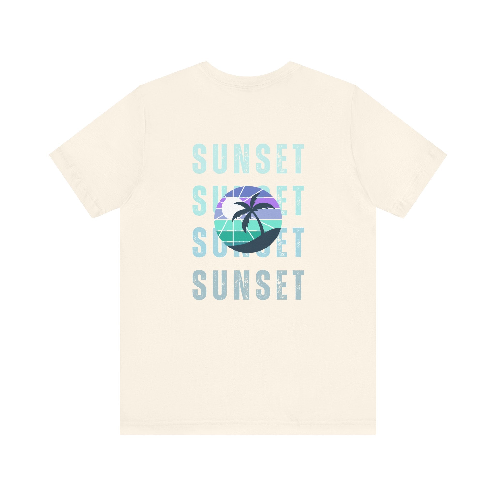 Beachin' Sunset Unisex Jersey Short Sleeve Tee