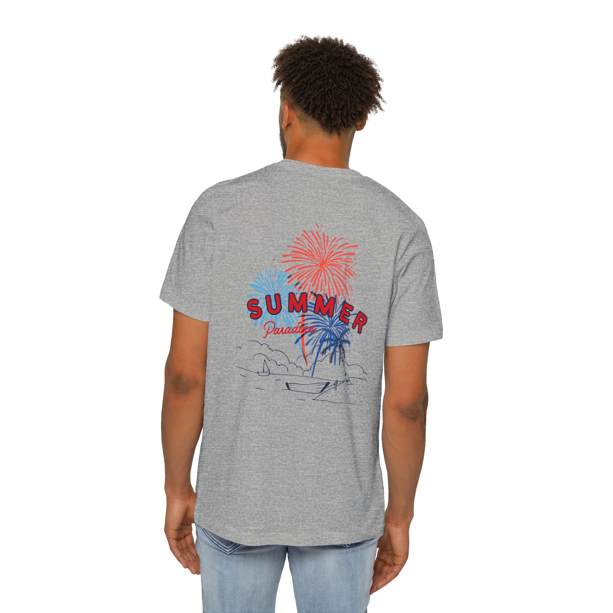 Summer Paradise USA-Made Unisex Short-Sleeve Jersey T-Shirt