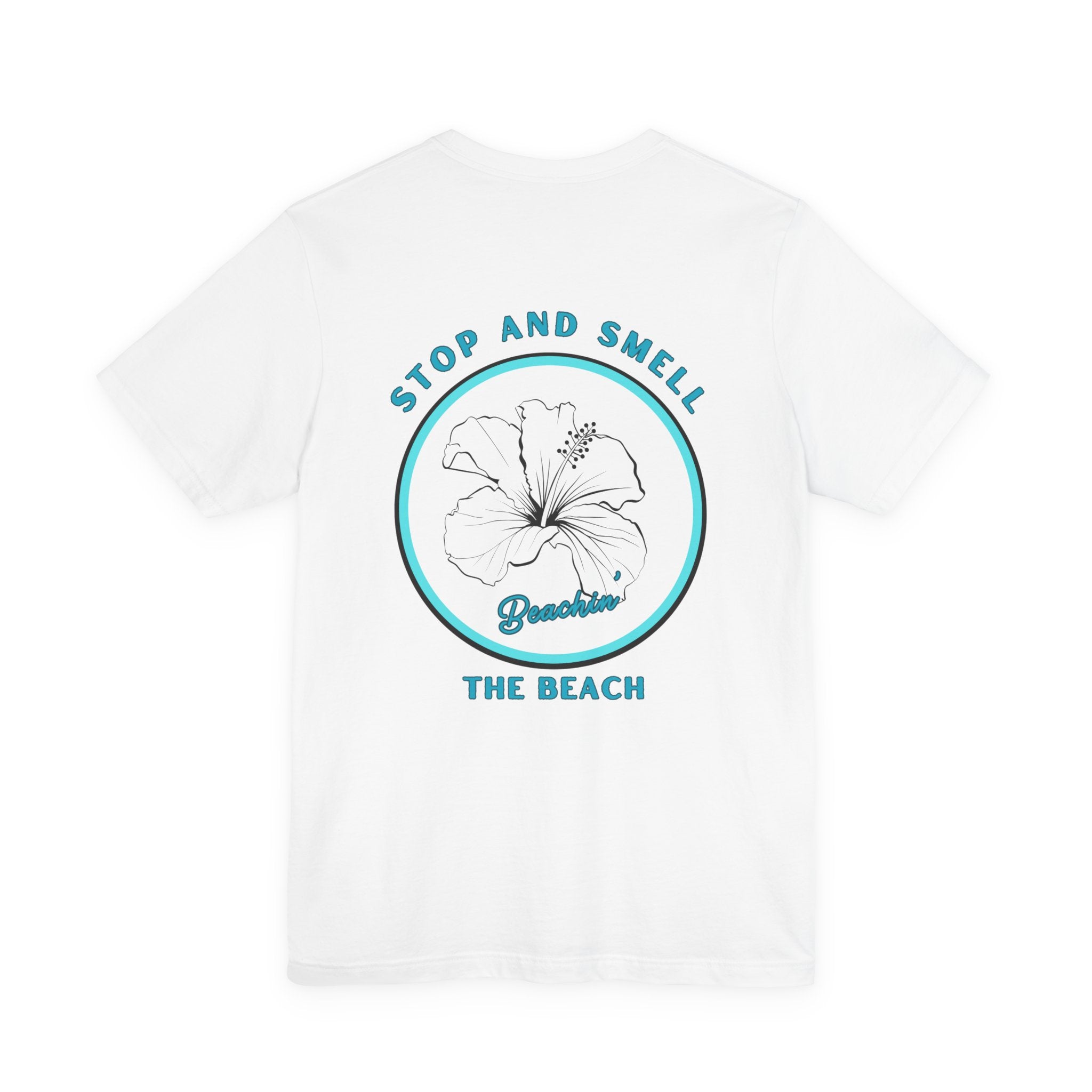 Stop and Smell the Beach Unisex Jersey Short Sleeve Tee