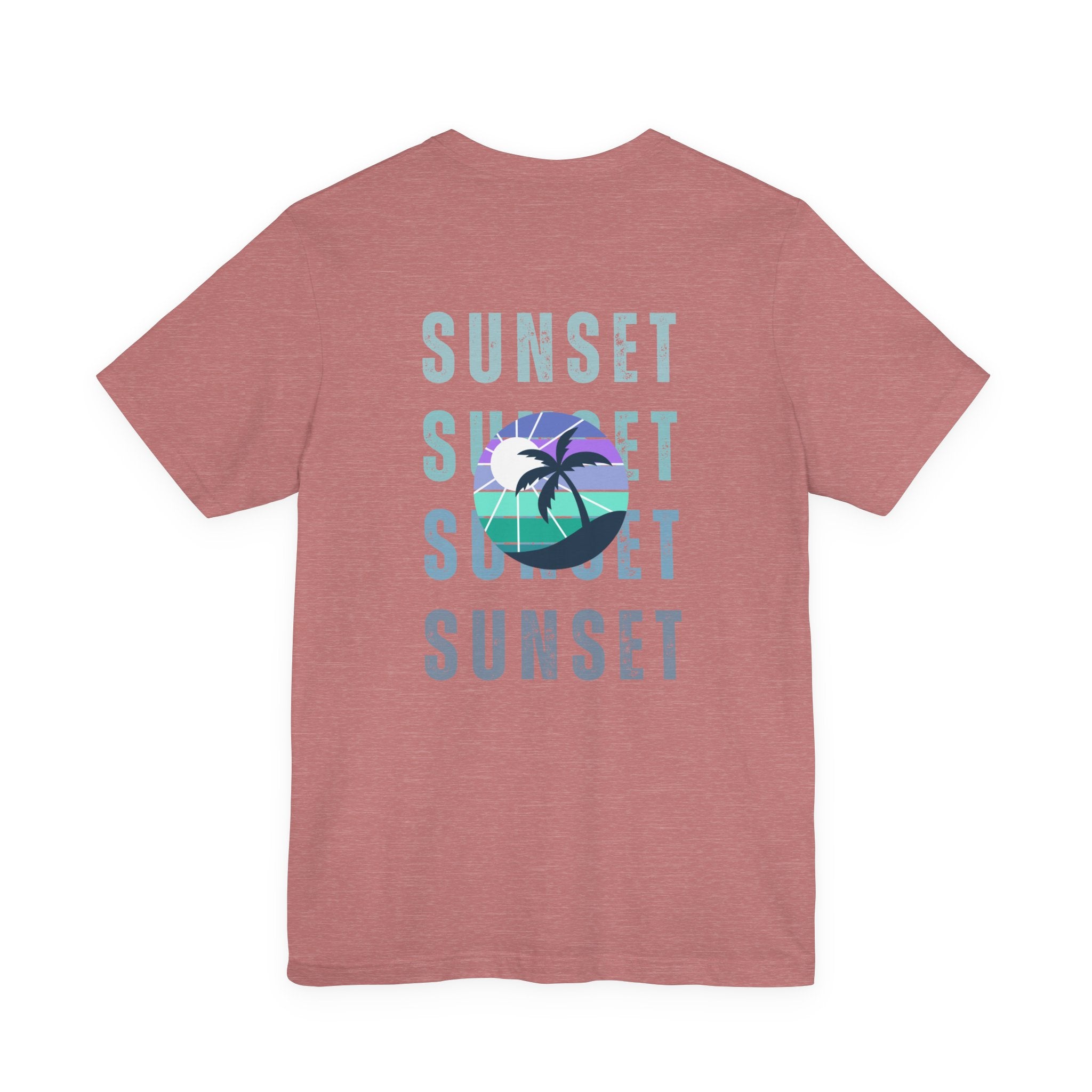 Beachin' Sunset Unisex Jersey Short Sleeve Tee