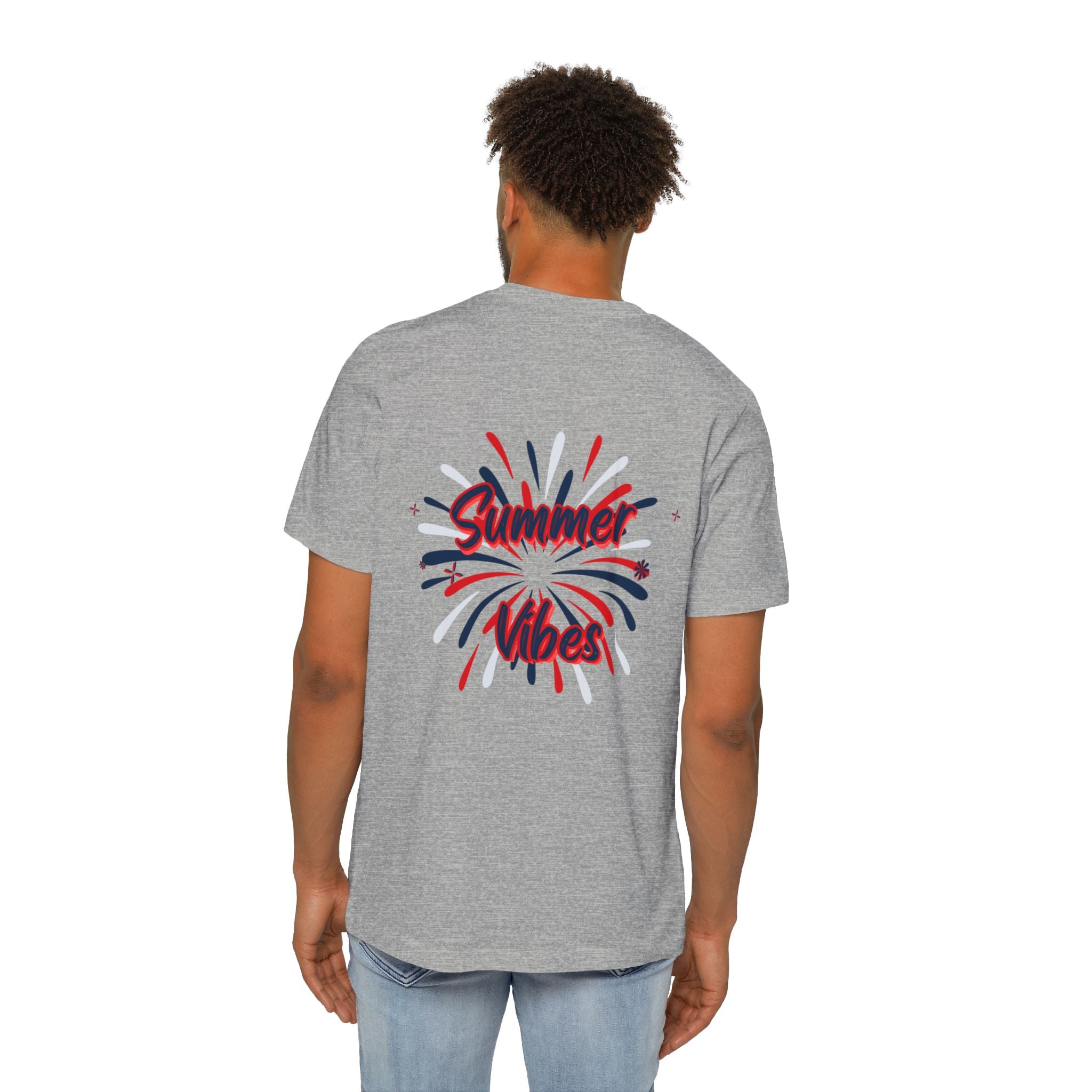 Summer Vibes USA-Made Unisex Short-Sleeve Jersey T-Shirt