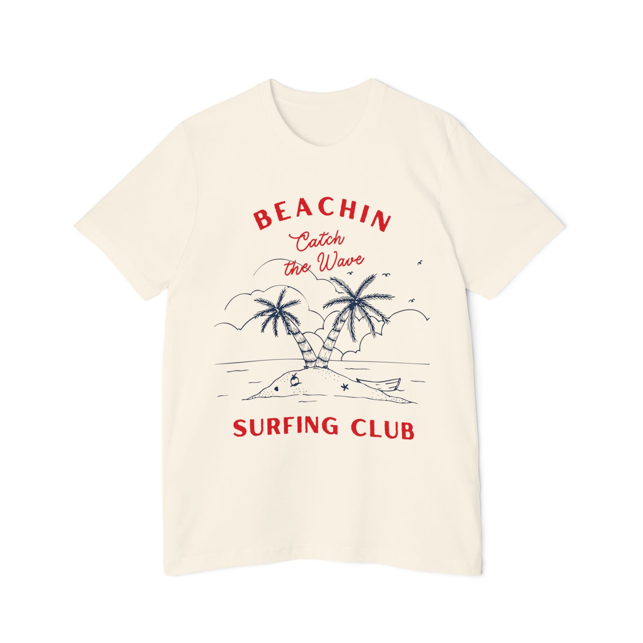 Surfing Club USA-Made Unisex Short-Sleeve Jersey T-Shirt