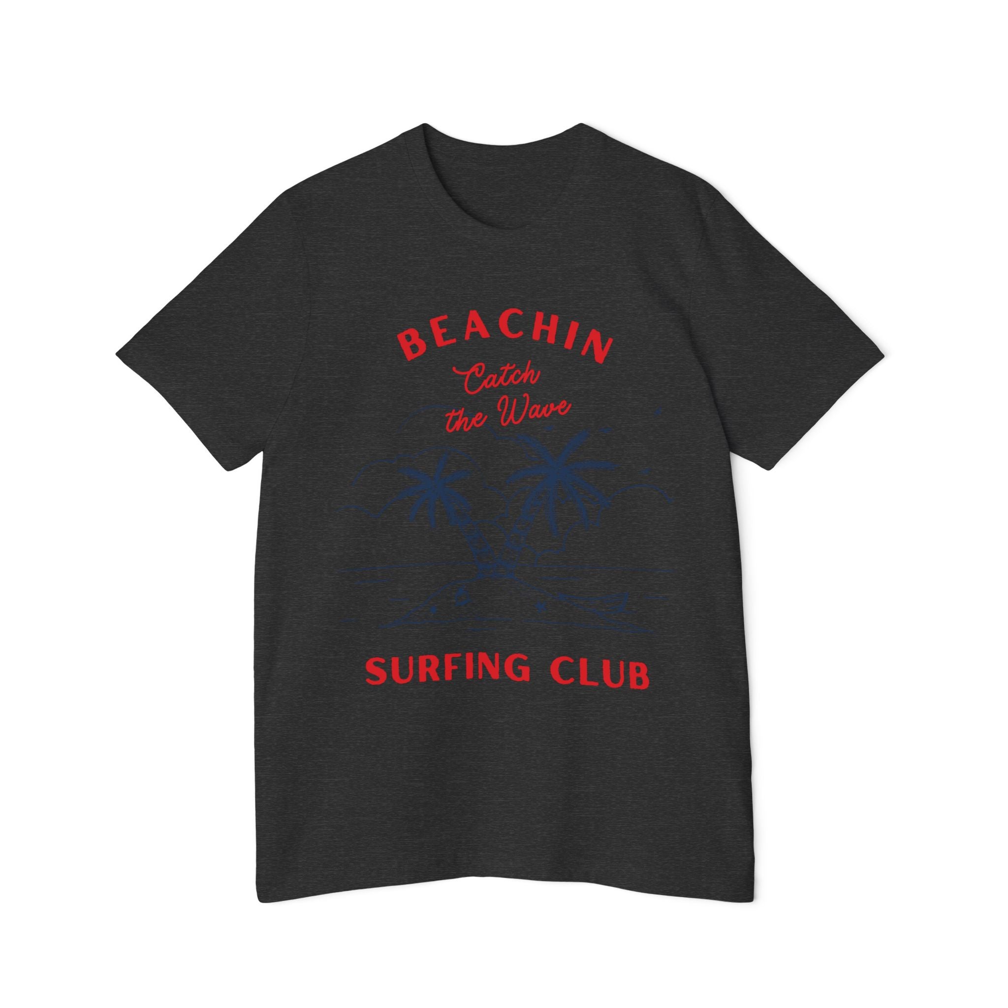Surfing Club USA-Made Unisex Short-Sleeve Jersey T-Shirt