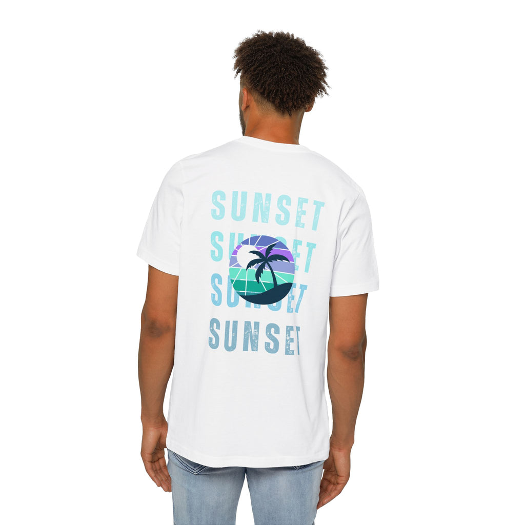 Beachin Sunset USA-Made Unisex Short-Sleeve Jersey T-Shirt