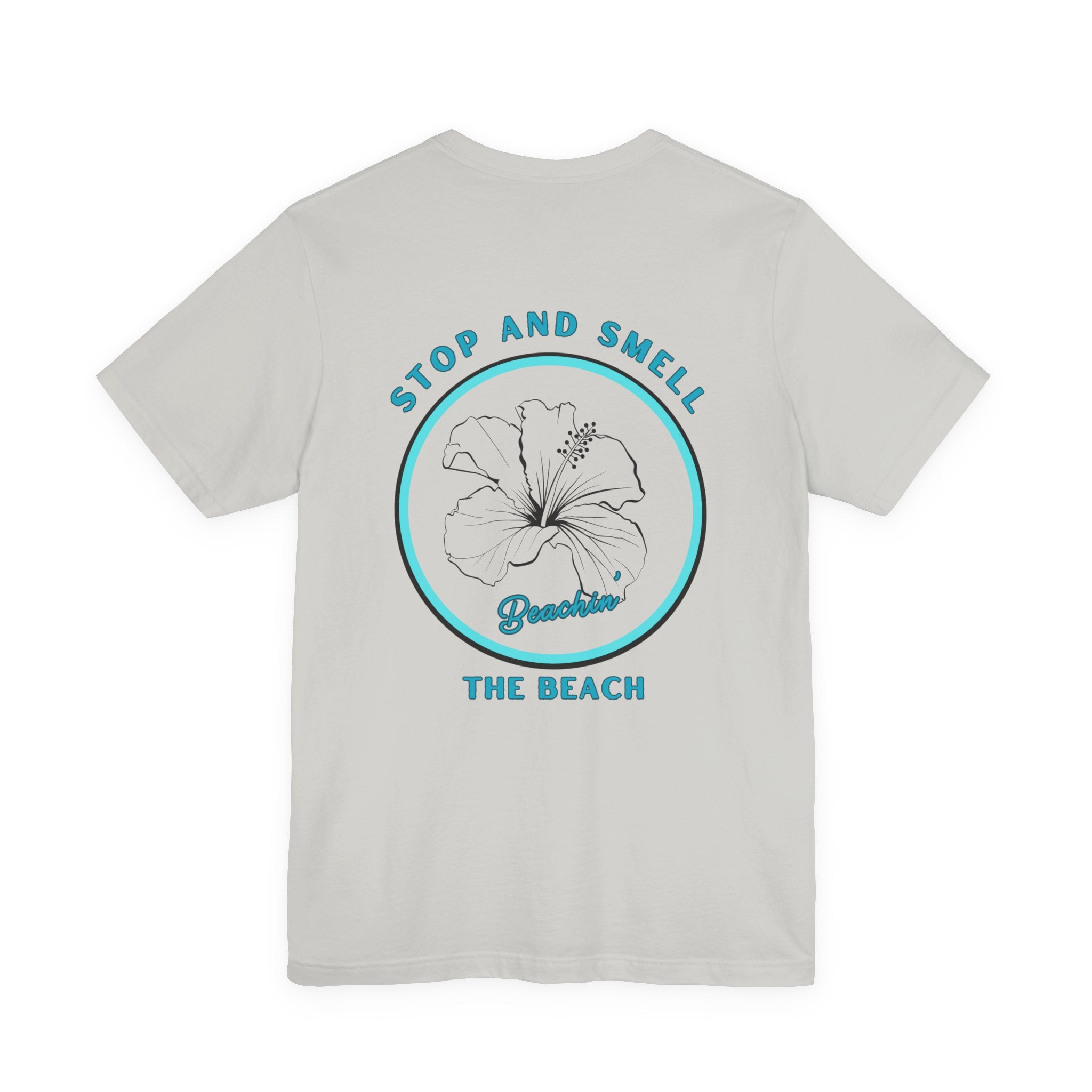 Stop and Smell the Beach Unisex Jersey Short Sleeve Tee