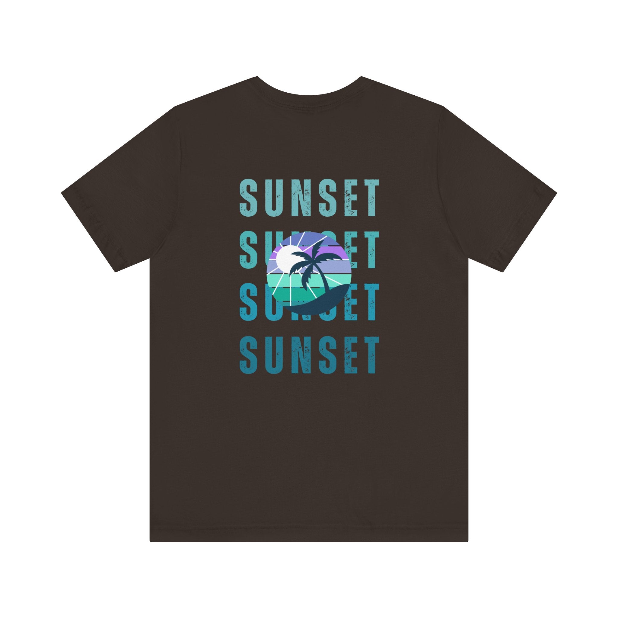 Beachin' Sunset Unisex Jersey Short Sleeve Tee