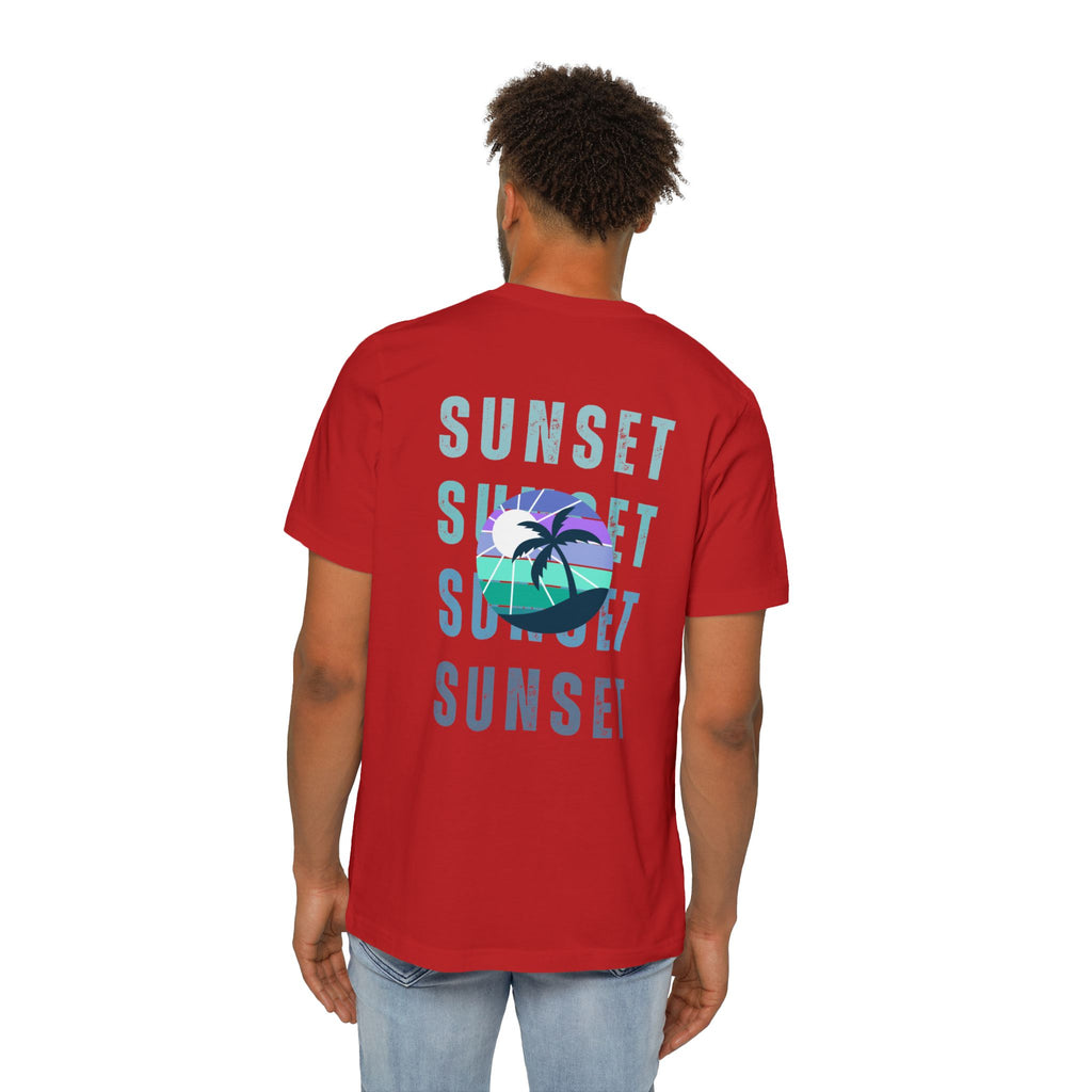 Beachin Sunset USA-Made Unisex Short-Sleeve Jersey T-Shirt