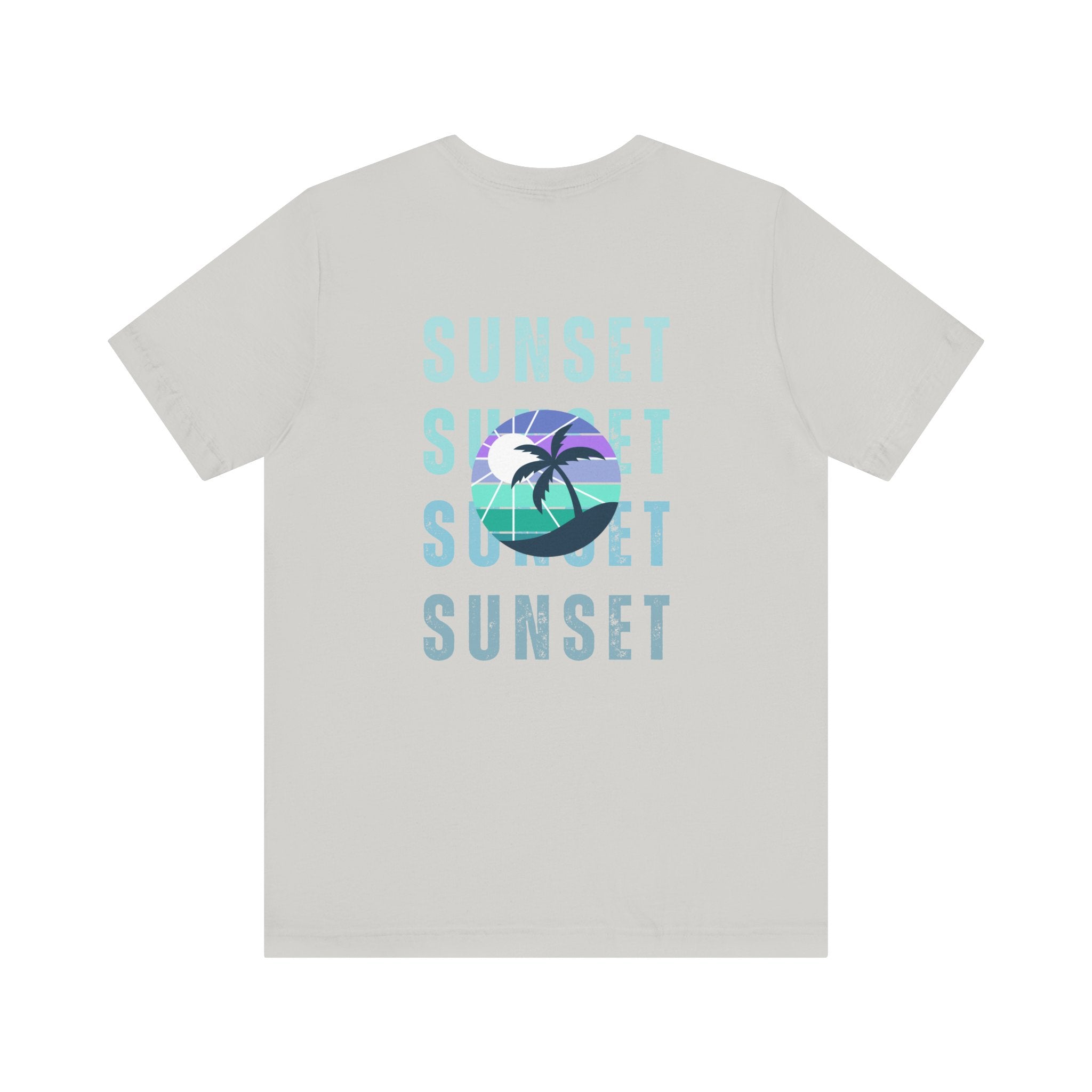 Beachin' Sunset Unisex Jersey Short Sleeve Tee
