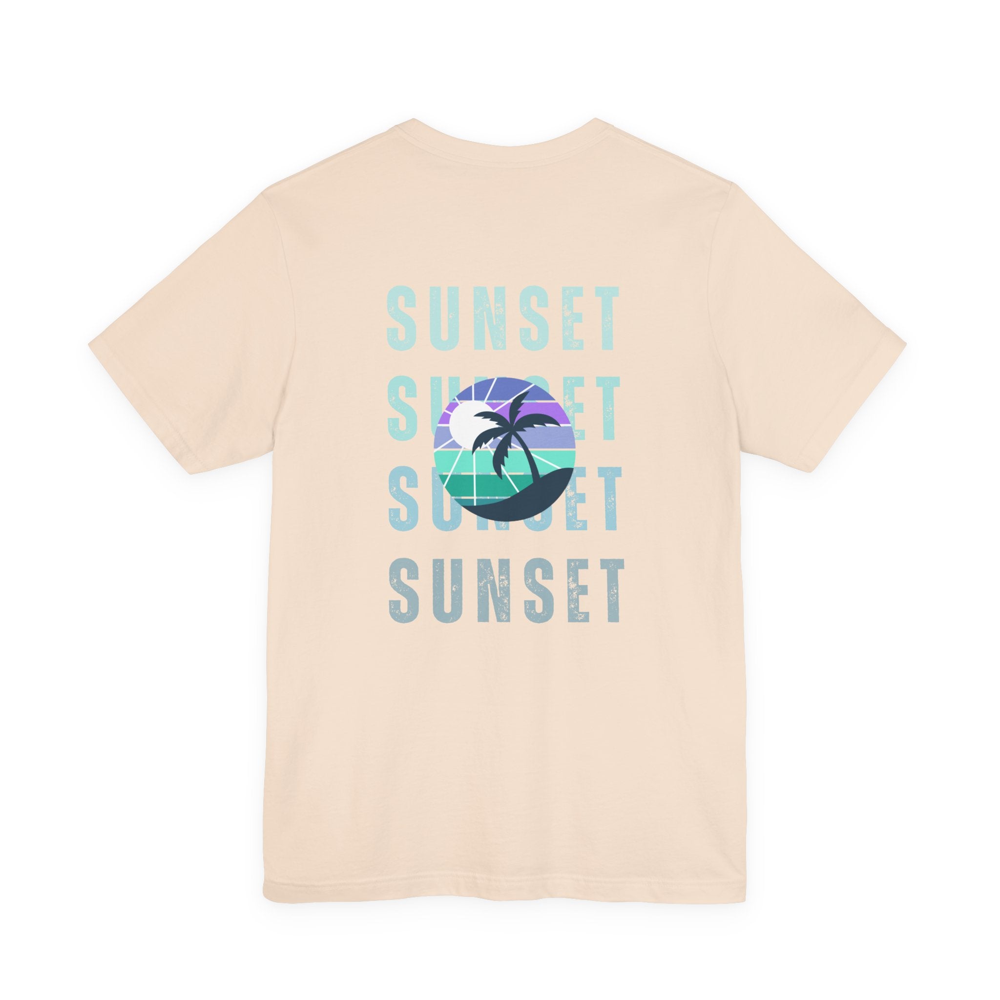 Beachin' Sunset Unisex Jersey Short Sleeve Tee