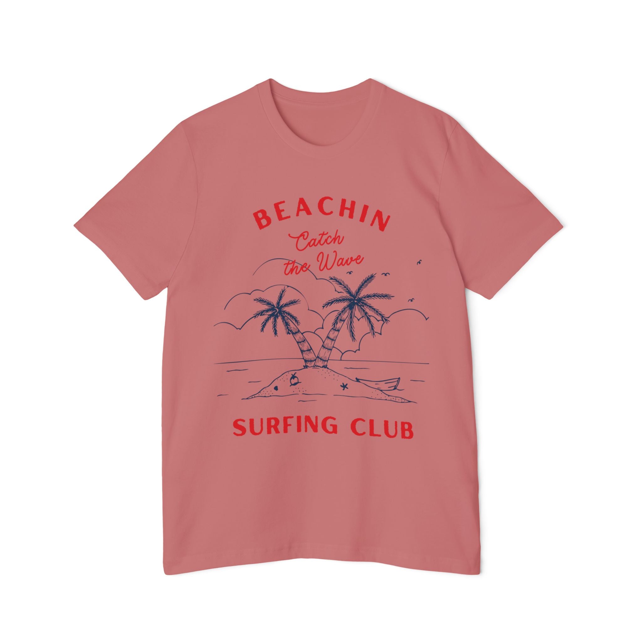 Surfing Club USA-Made Unisex Short-Sleeve Jersey T-Shirt