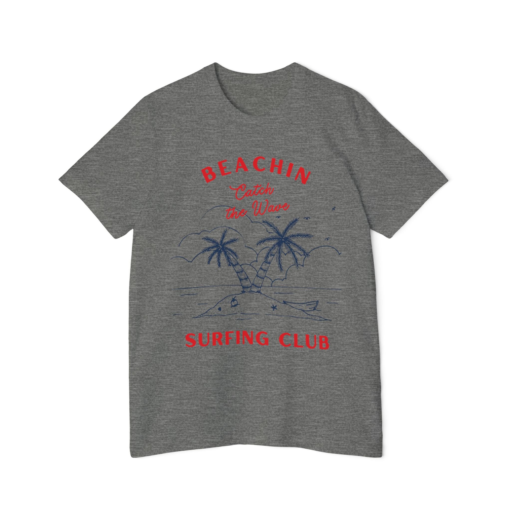 Surfing Club USA-Made Unisex Short-Sleeve Jersey T-Shirt