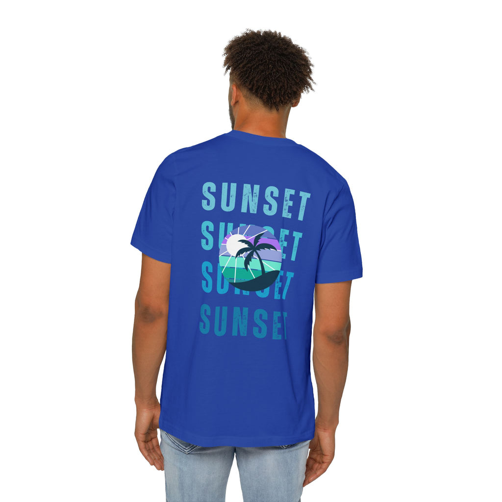 Beachin Sunset USA-Made Unisex Short-Sleeve Jersey T-Shirt