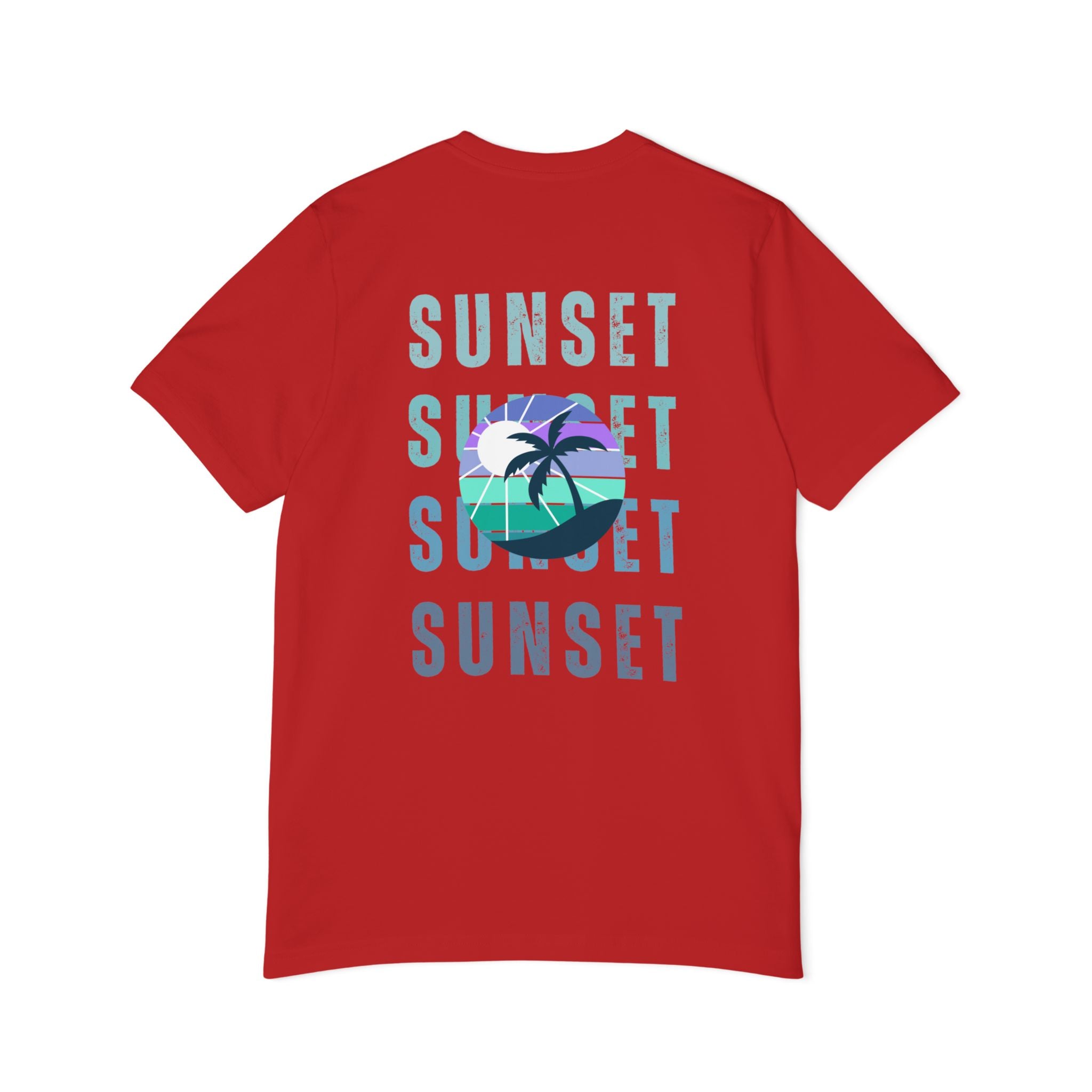 Beachin Sunset USA-Made Unisex Short-Sleeve Jersey T-Shirt