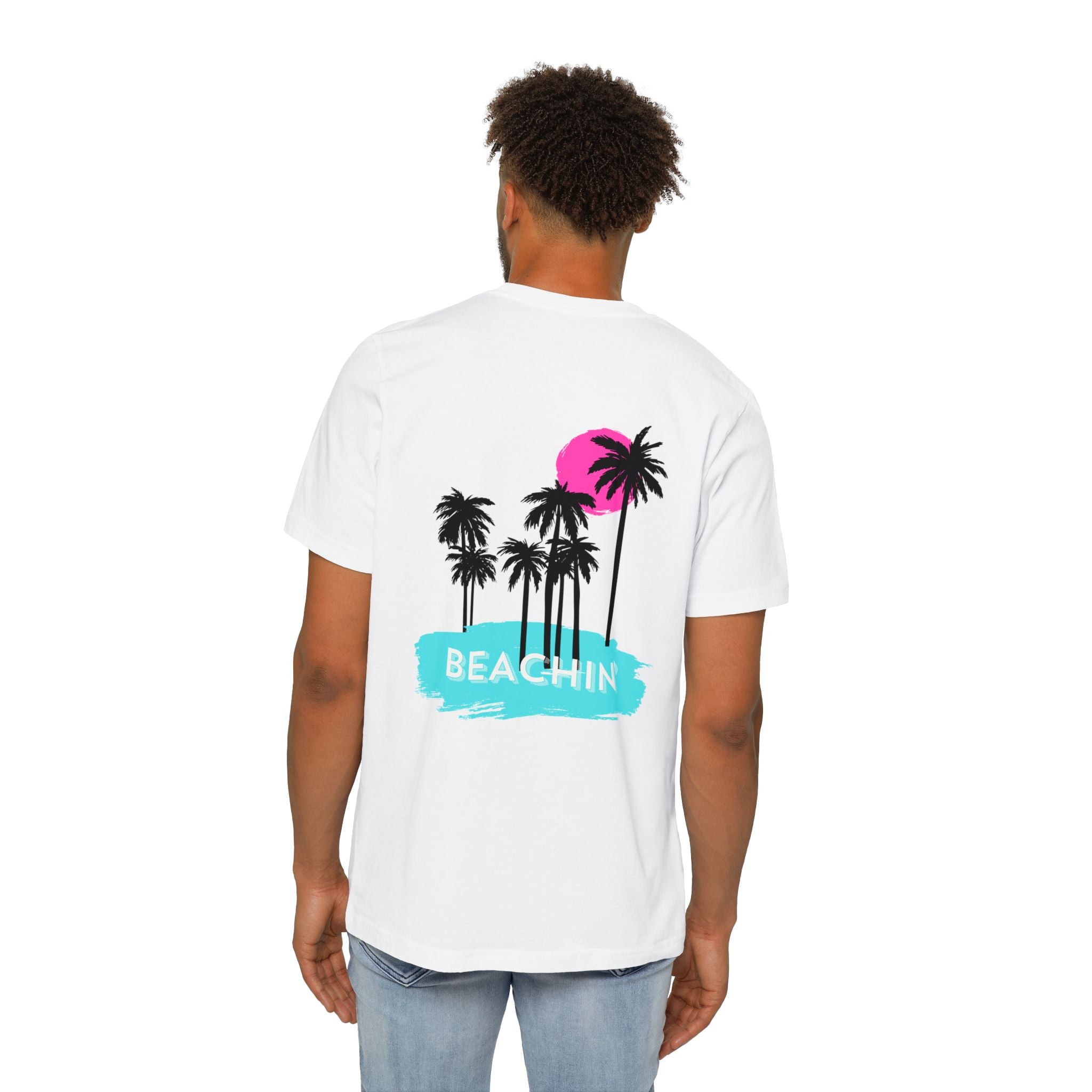 Beachin Palms USA-Made Unisex Short-Sleeve Jersey T-Shirt