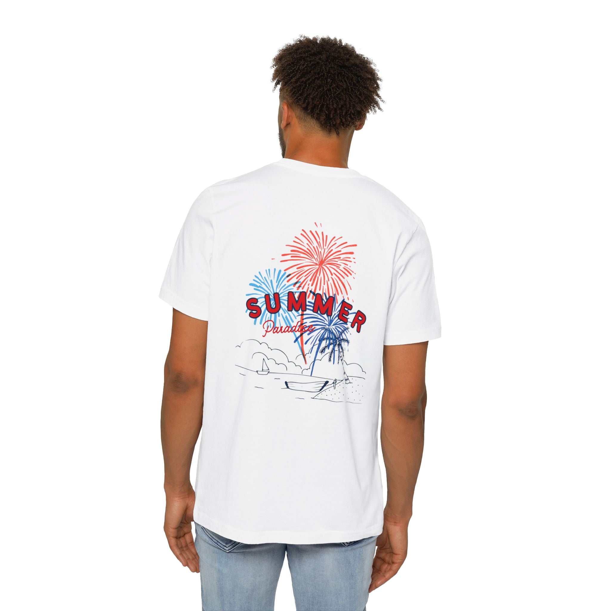 Summer Paradise USA-Made Unisex Short-Sleeve Jersey T-Shirt